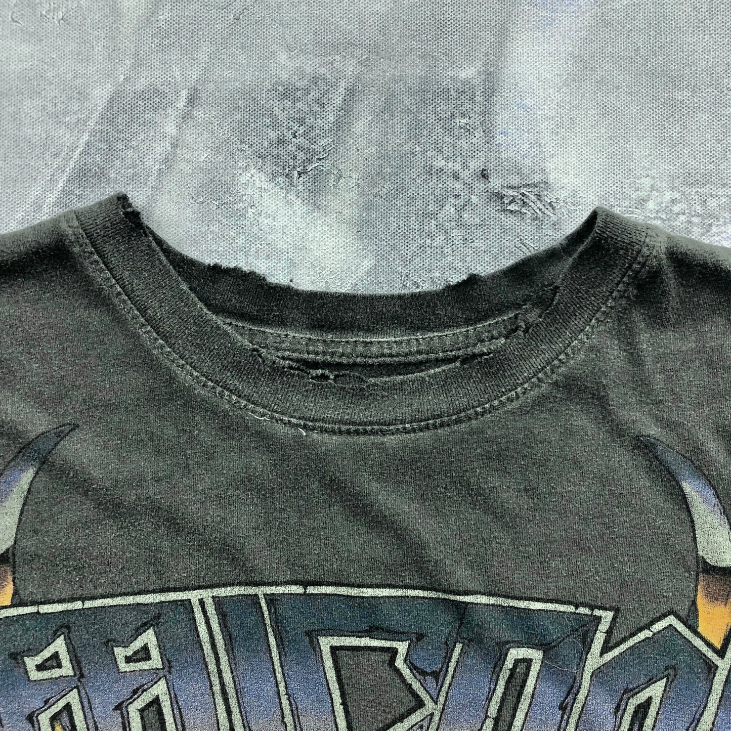 Vintage Y2K USA Affliction American Metal Tour Eagle Skull T Shirt XL
