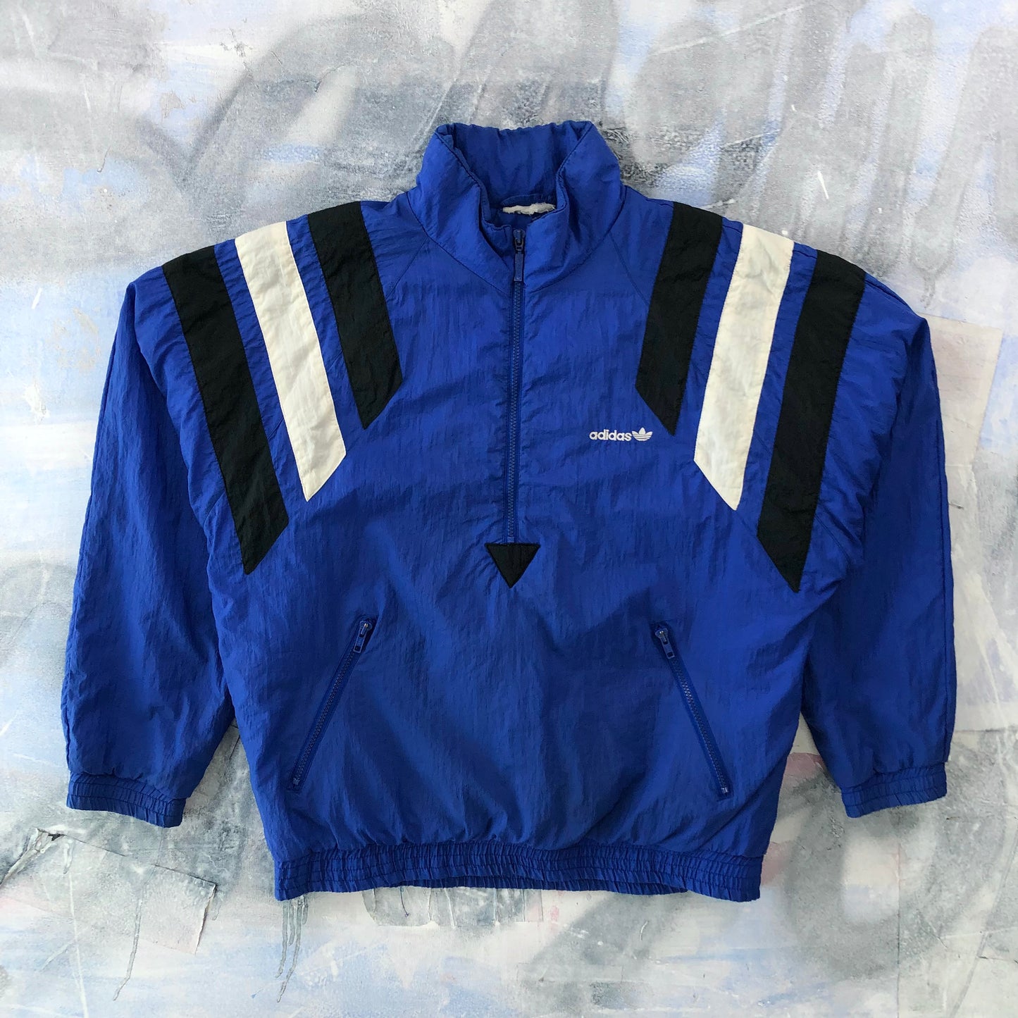 Vintage Adidas Quarter Zip Padded Pullover Jacket XL