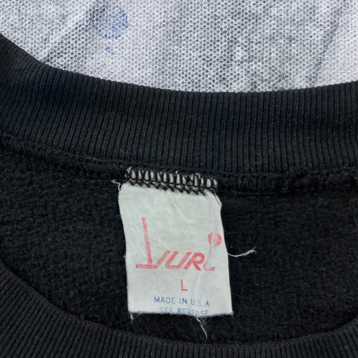 Vintage 80s USA Polo Ralph Lauren Custom Cut Off Crewneck Sweatshirt L