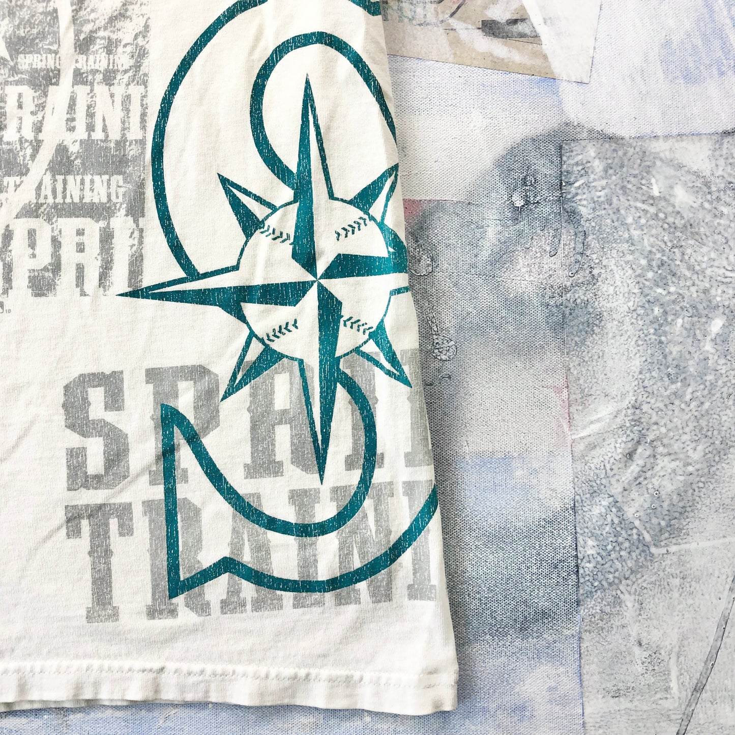 Vintage MLB Seattle Mariners Majestic 2010 Spring Training T Shirt M