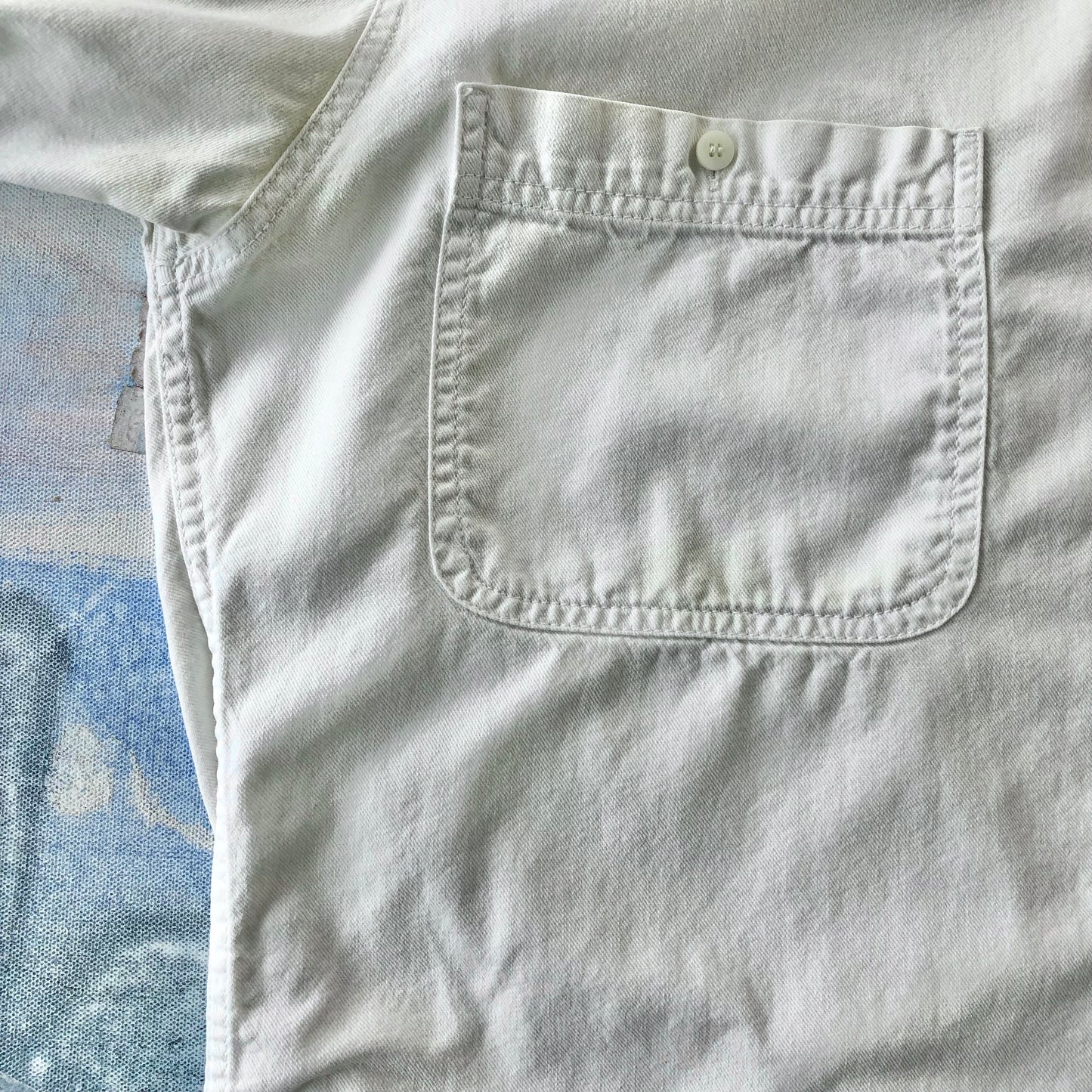 Vintage 90s Levis Denim Button Shirt L
