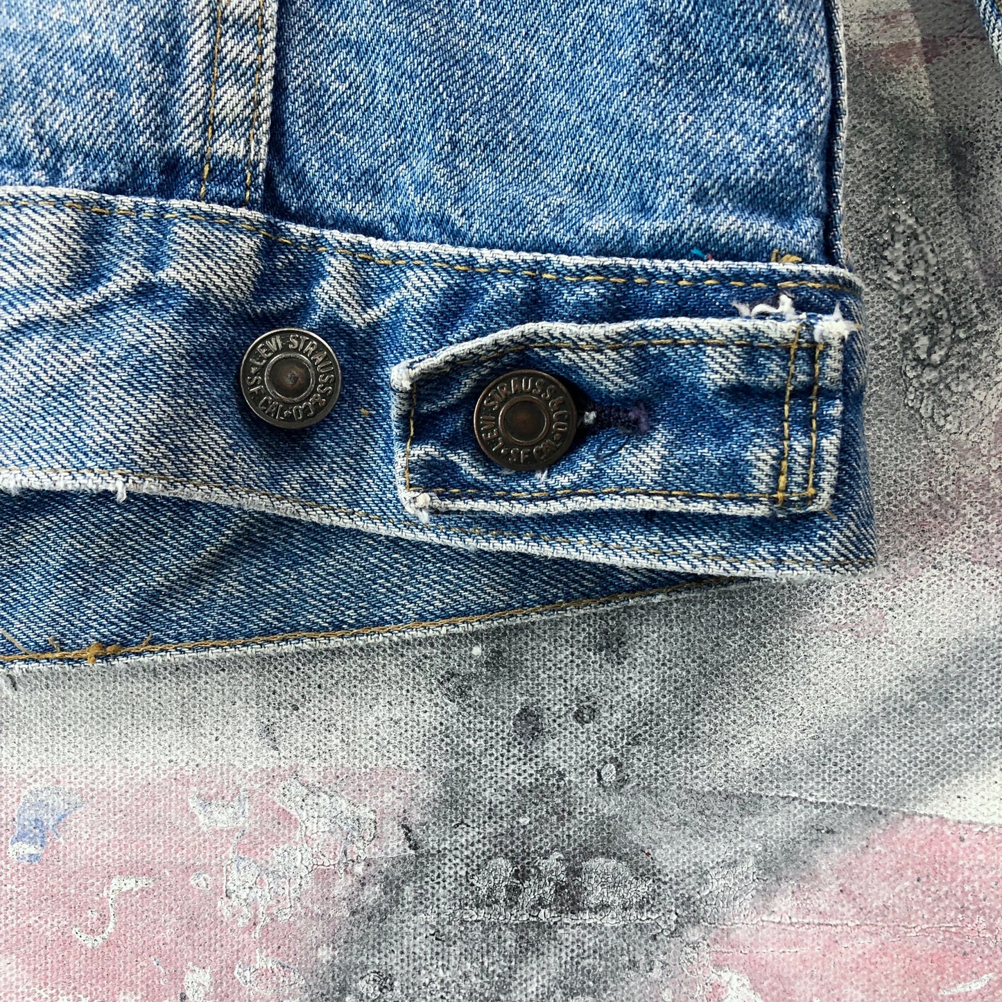 Vintage USA Levis Button Denim Jacket L