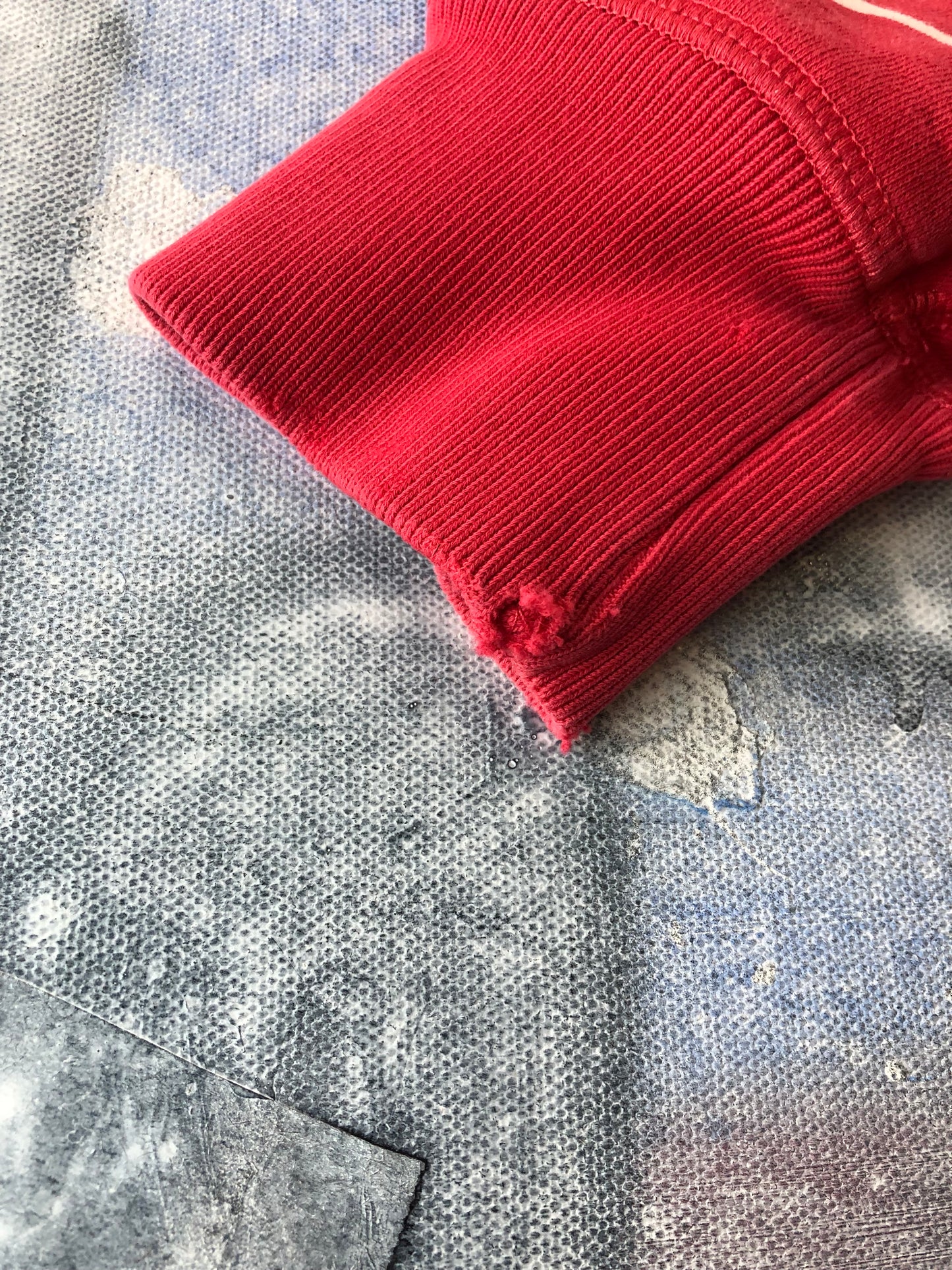 Vintage Ralph Lauren Cross Flags Striped Crewneck Sweatshirt S