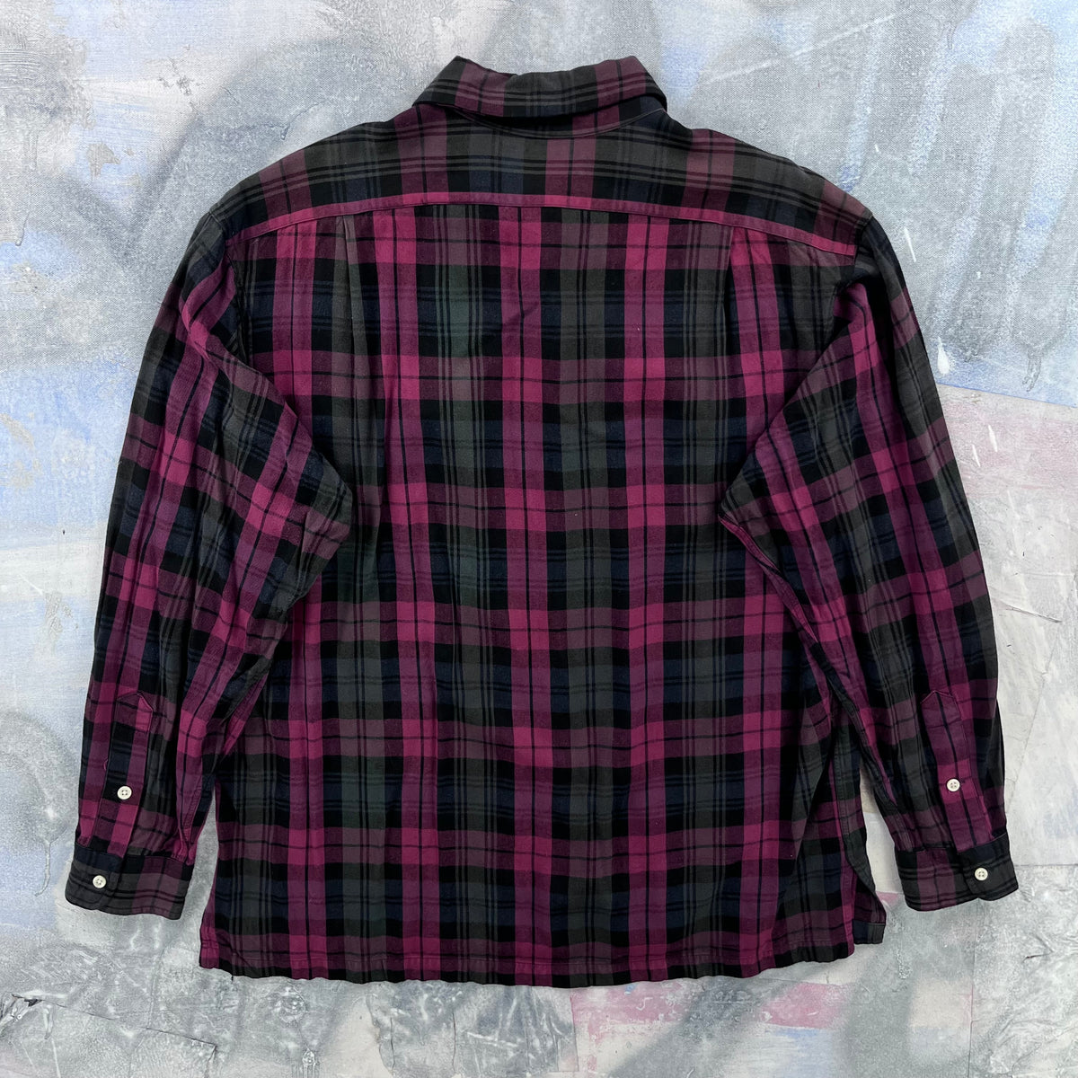 Vintage Polo Ralph Lauren Heavyweight Plaid Flannel Button Shirt L