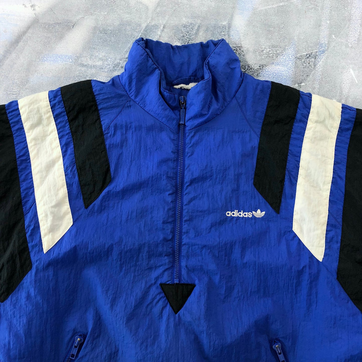 Vintage Adidas Quarter Zip Padded Pullover Jacket XL