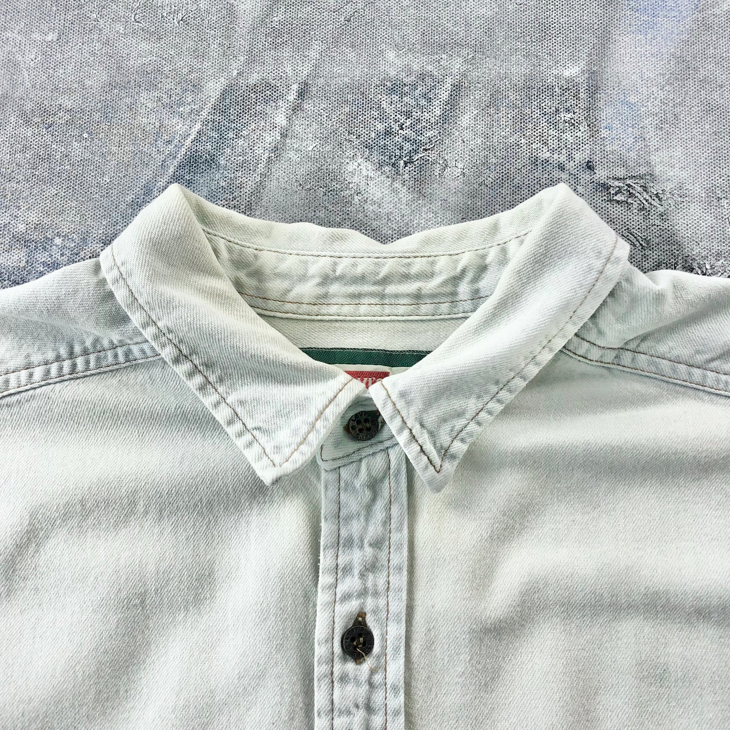 Vintage 90s Levis Denim Button Shirt L