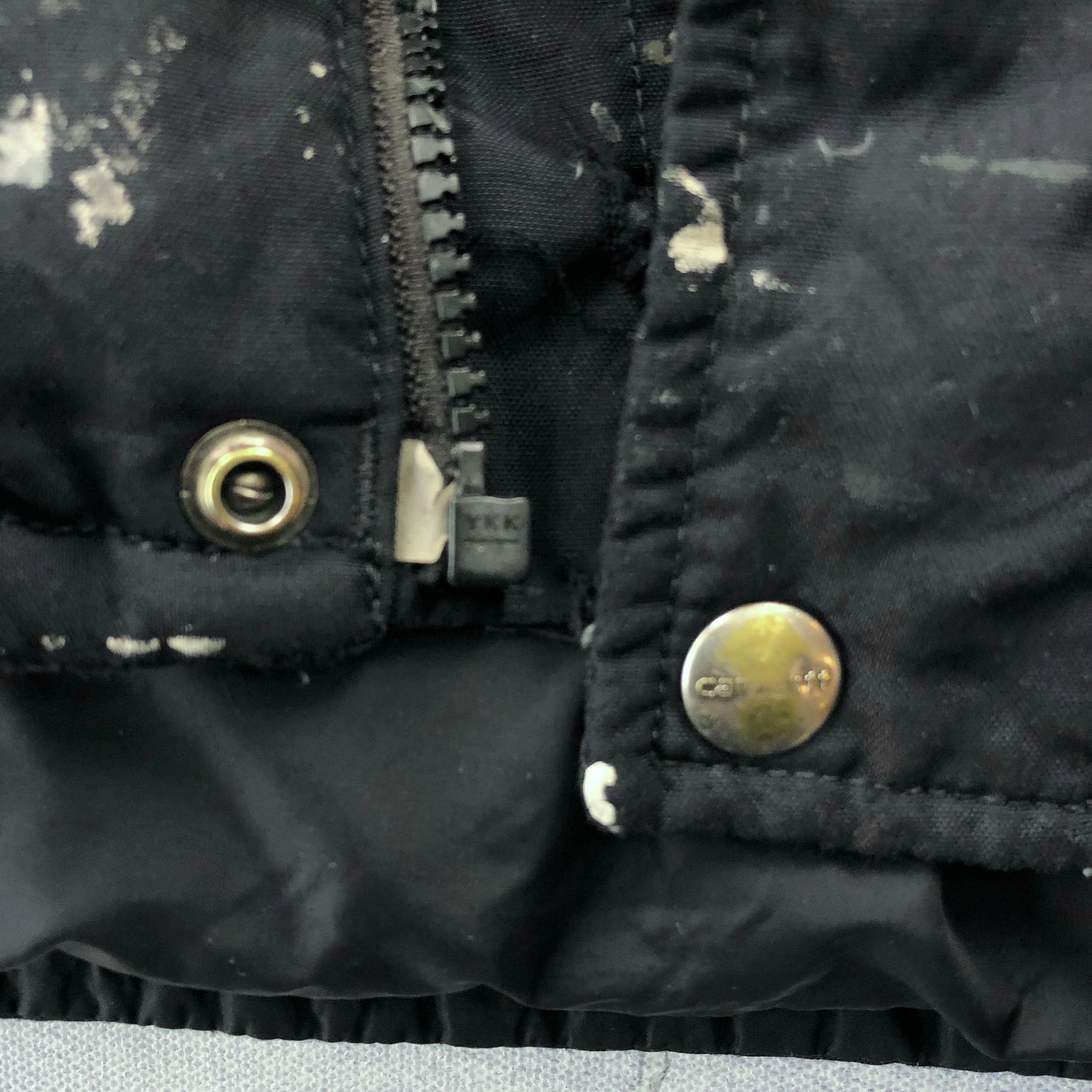 Vintage Carhartt Down Vest Zip Button Jacket L