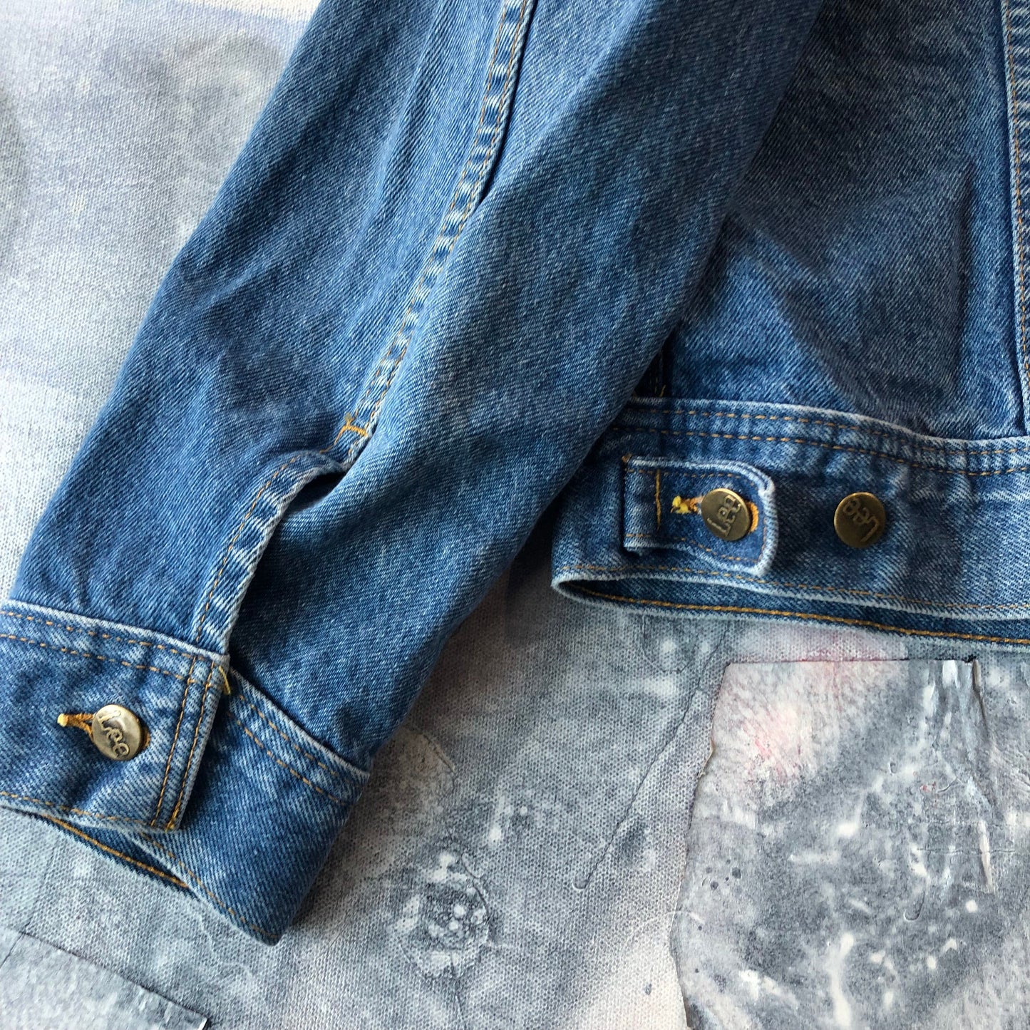 Vintage Lee 80s Button Denim Jacket XL