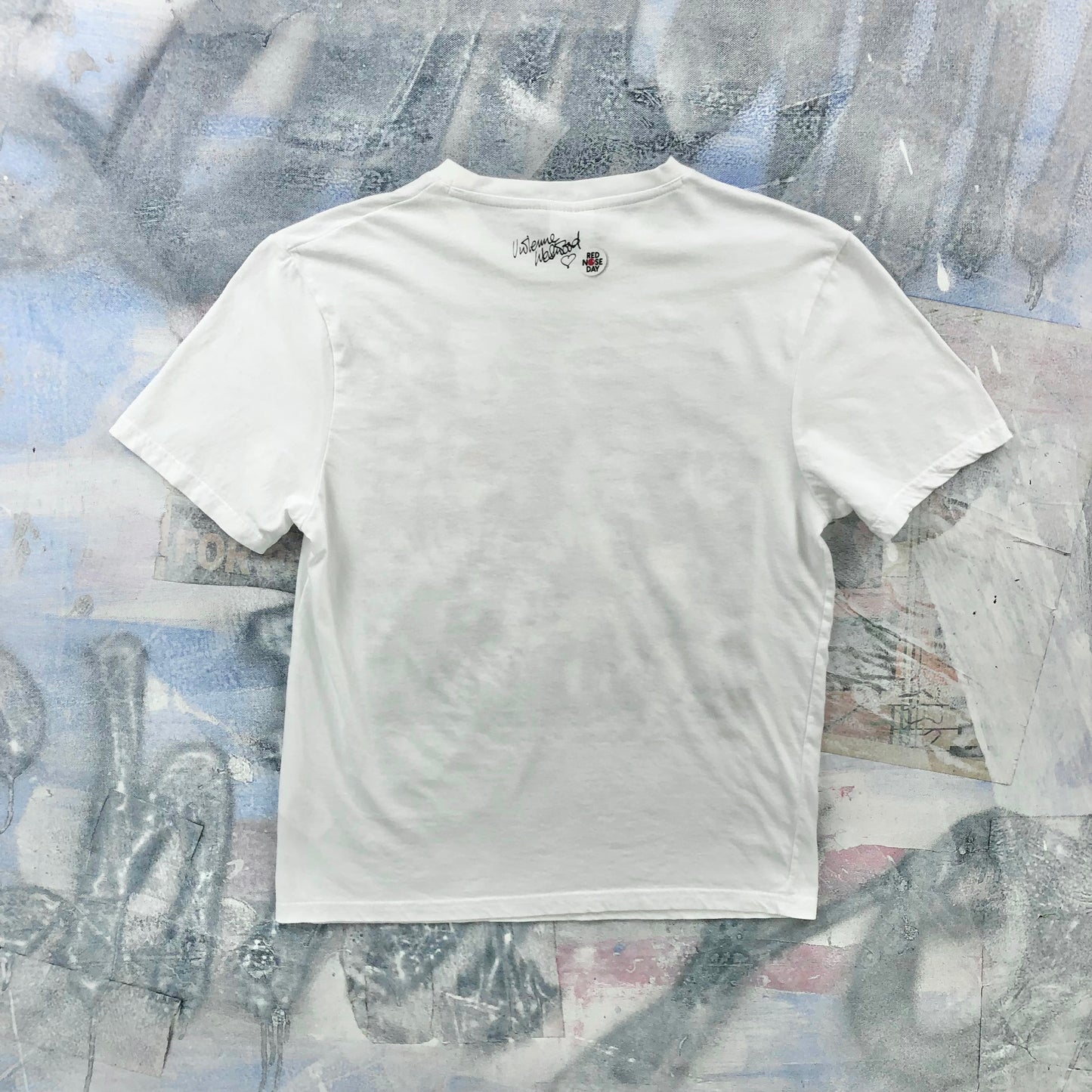 Vintage Vivienne Westwood The Laughing Audience Red Nose Day T Shirt XS