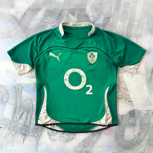 Vintage Puma Ireland Rugby Union Jersey L