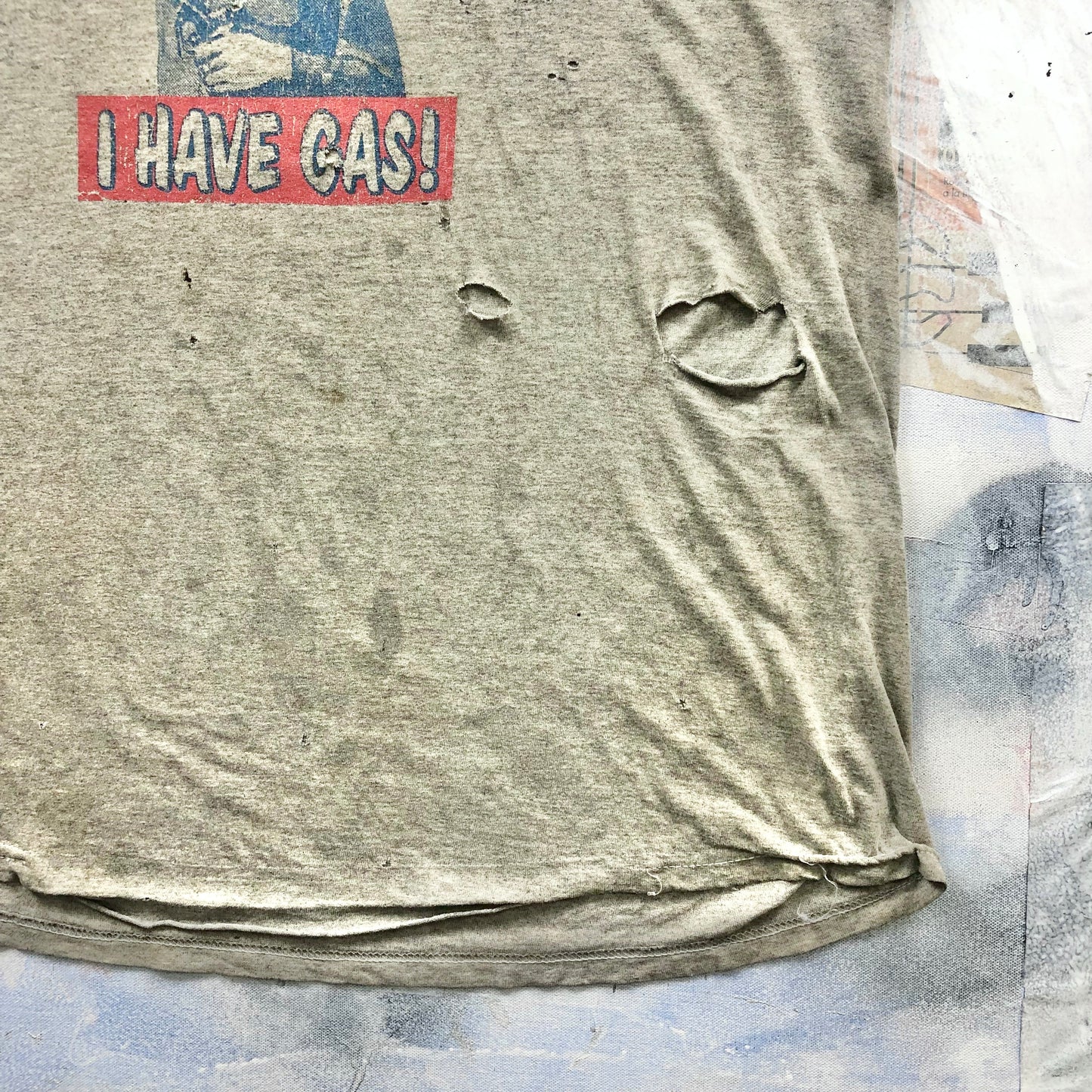 Vintage Thrashed I Have Gas T Shirt XL