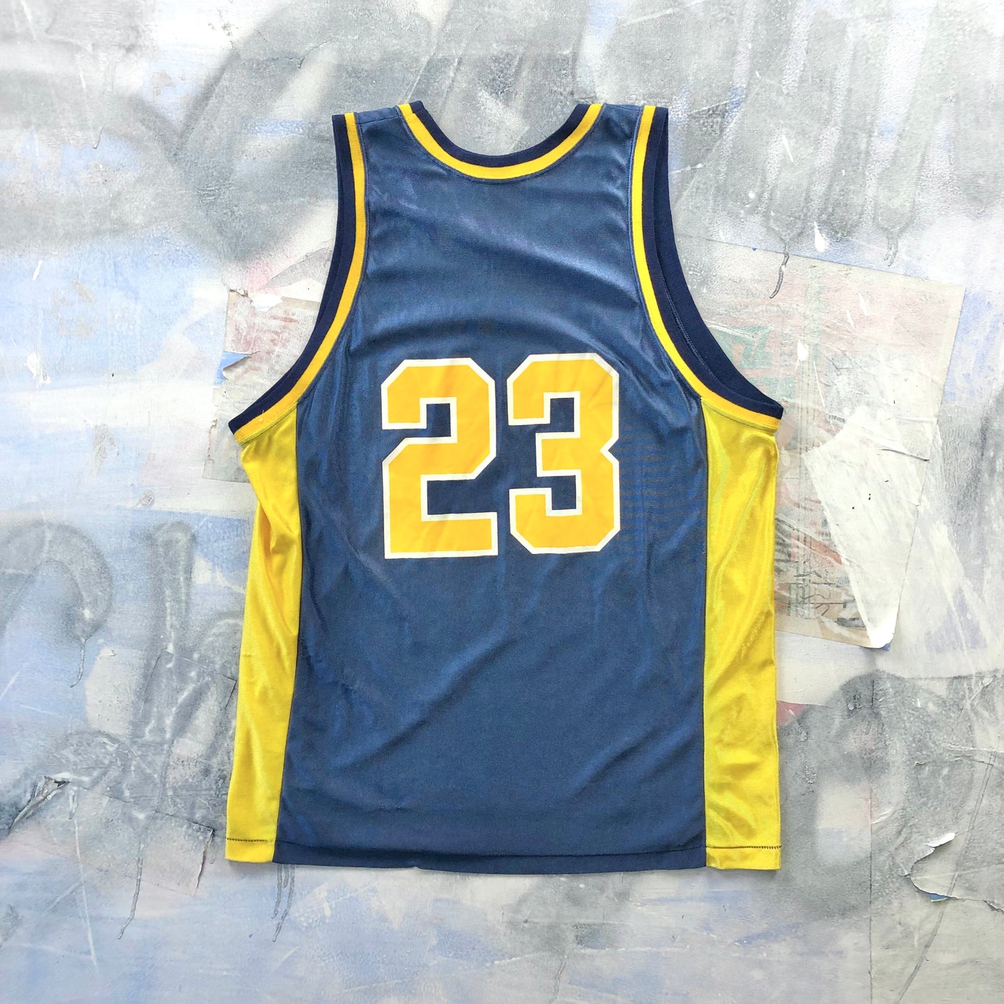 Vintage 90s USA Dodger Michigan State University 23 Basketball Jersey L
