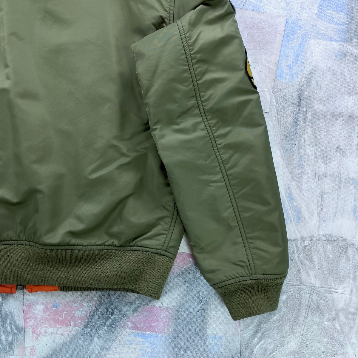 Vintage Ralph Lauren Reversible Flight MA-1 Bomber Zip Jacket XL