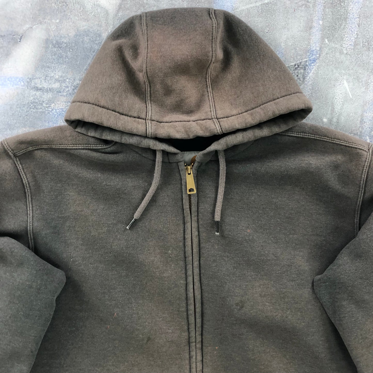 Carhartt Thermal Lined Rain Defender Full Zip Hoodie Sweatshirt M