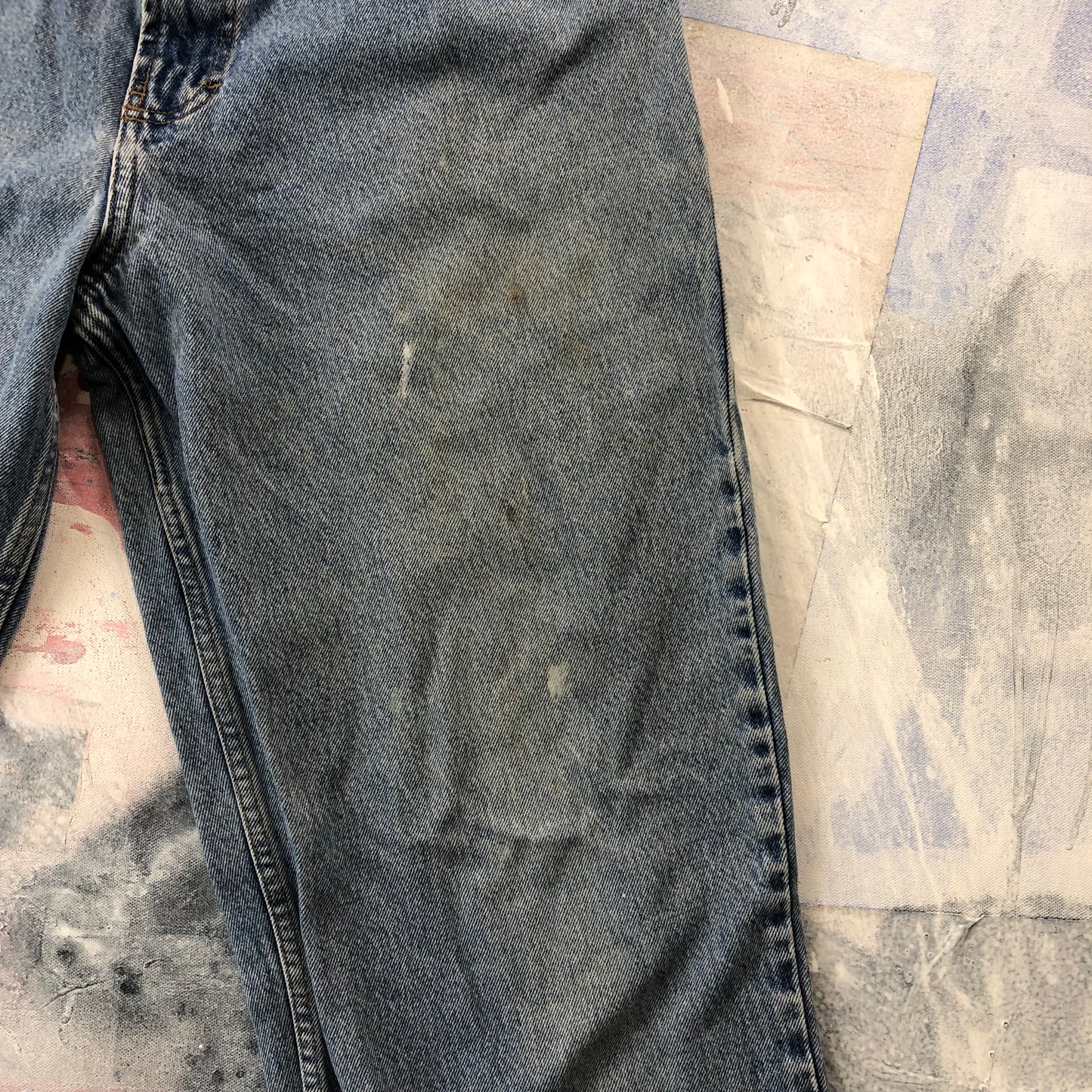 Tommy Hilfiger Retro Distressed Straight Denim Jean W34