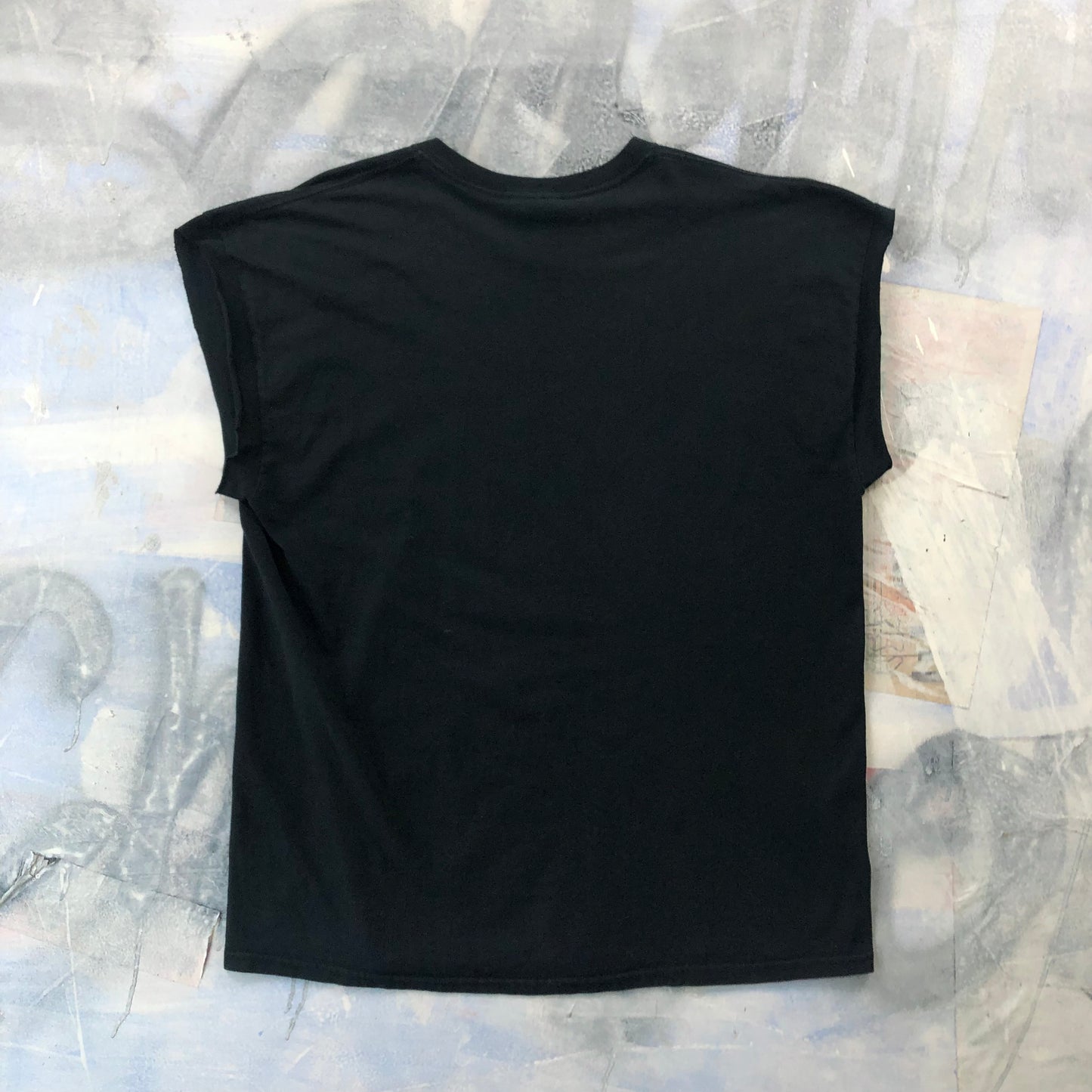 Vintage Albert Einstein Custom Cut Off T Shirt XL