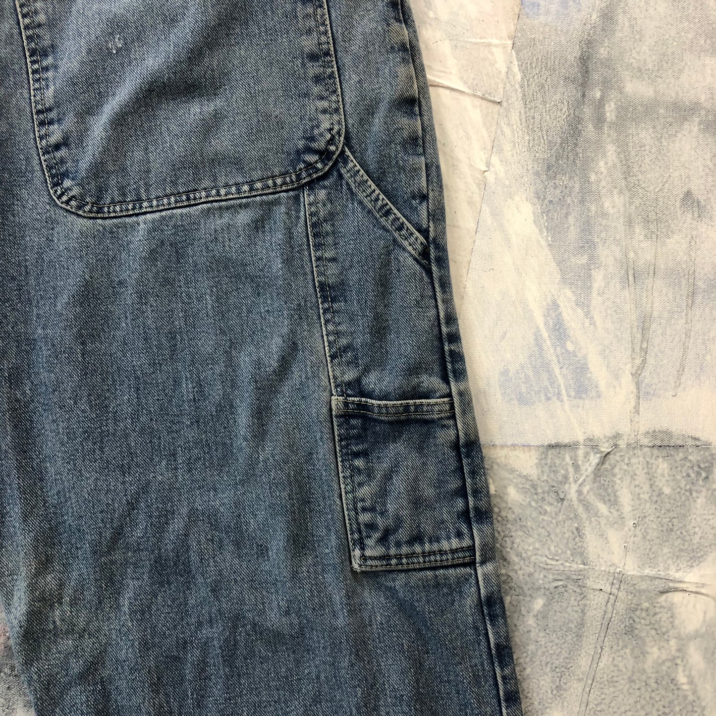Fubu Loose Fit Retro Carpenter Jean W36