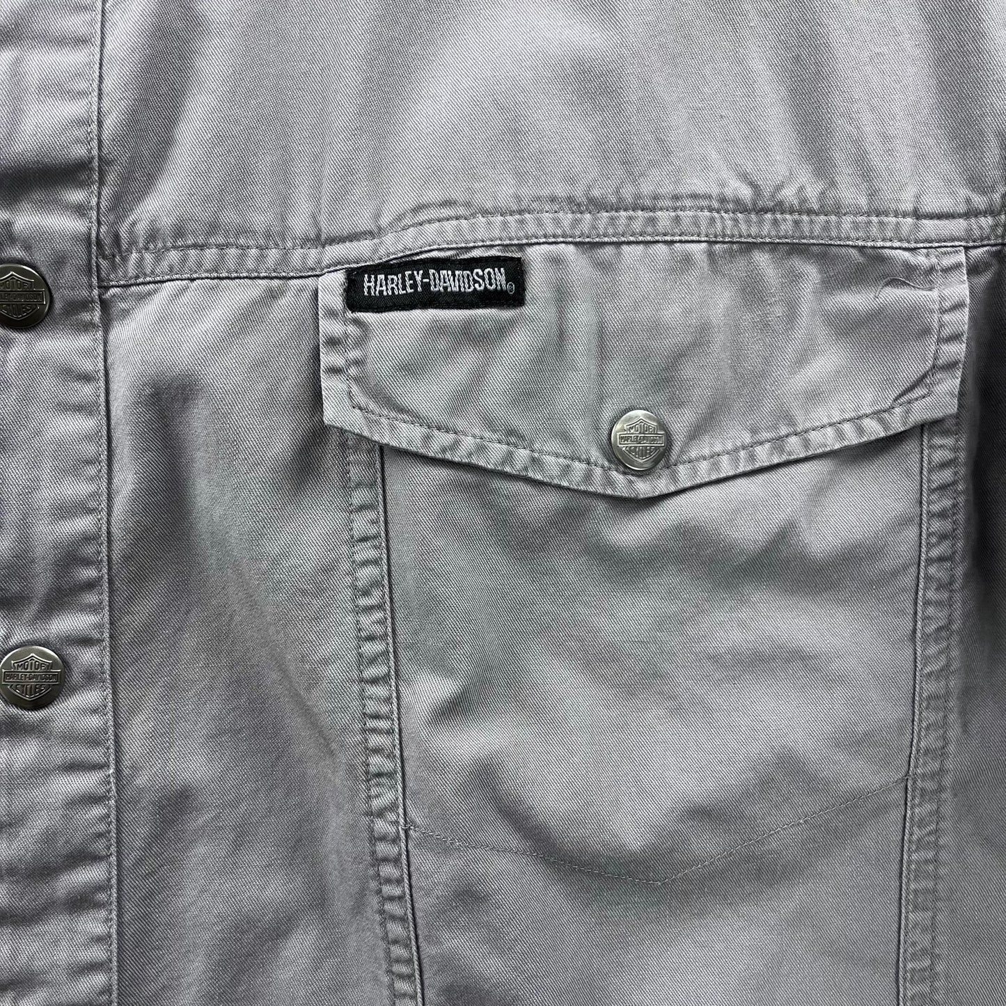 Harley Davidson Motorcycles Long Sleeve Button Shirt XL