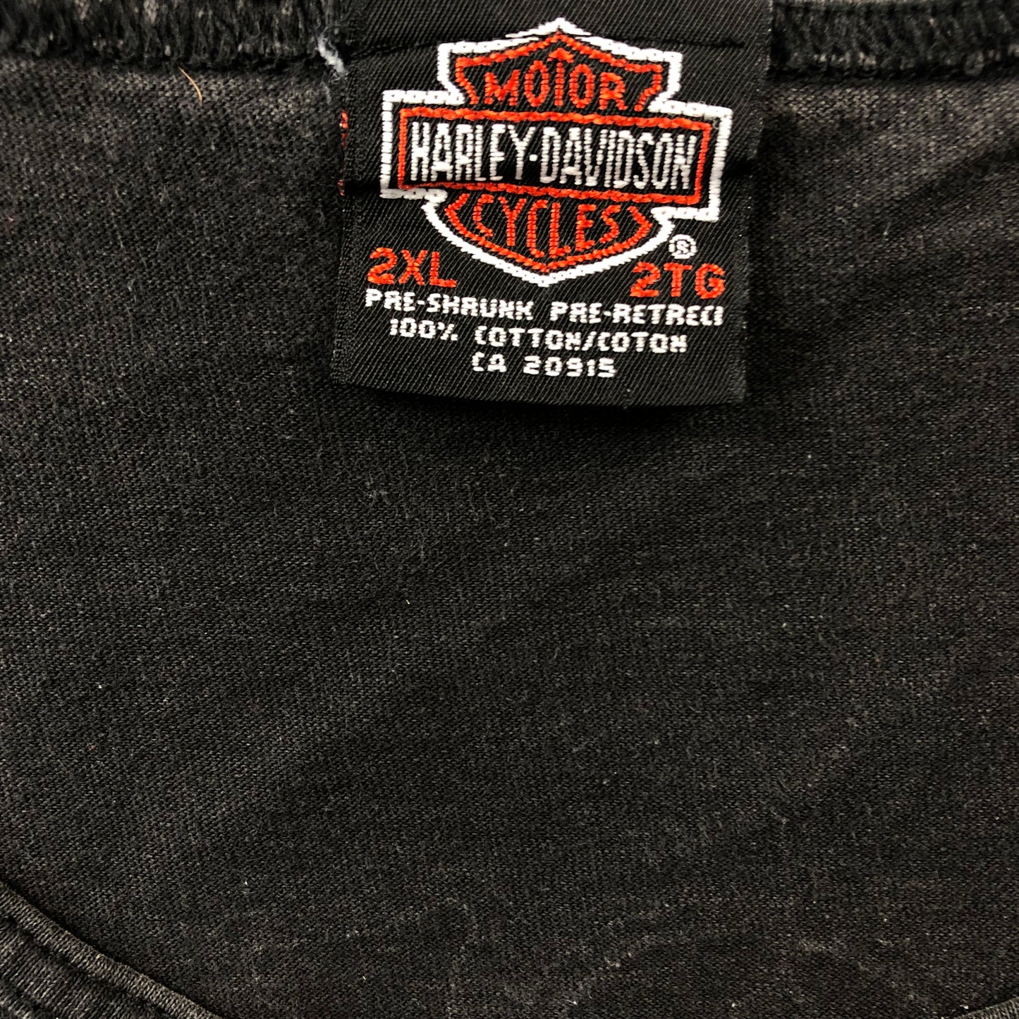 Harley Davidson Motorcycles Pooles Retro Tank Top XXL