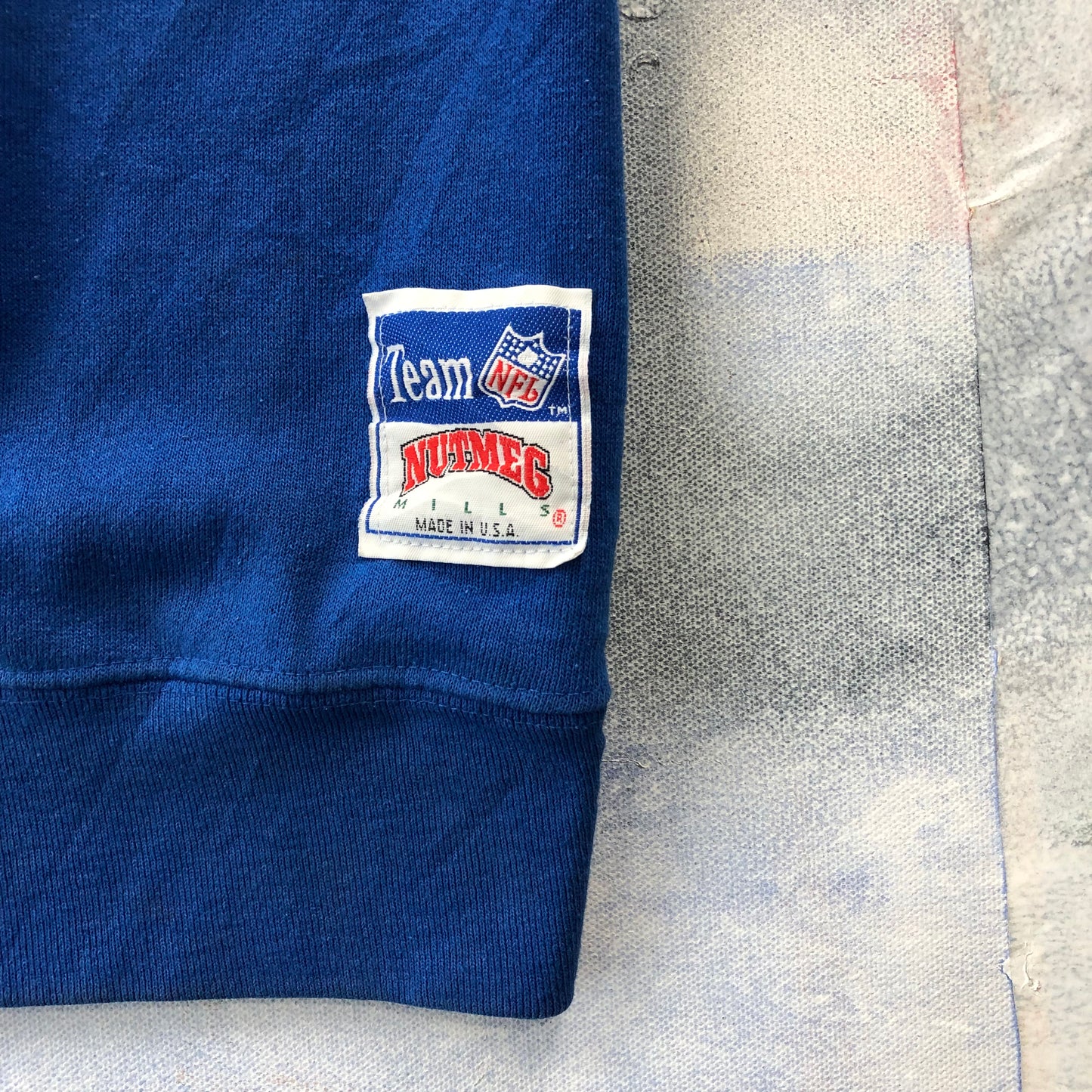 NFL New York Giants Nutmeg USA 90s Crewneck Sweatshirt L