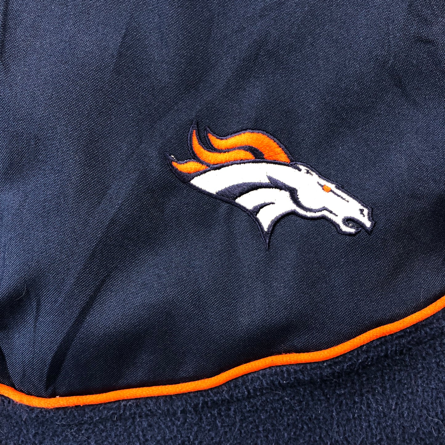 Nike Team NFL Denver Broncos Retro Fleece Lined Zip Jacket XXL