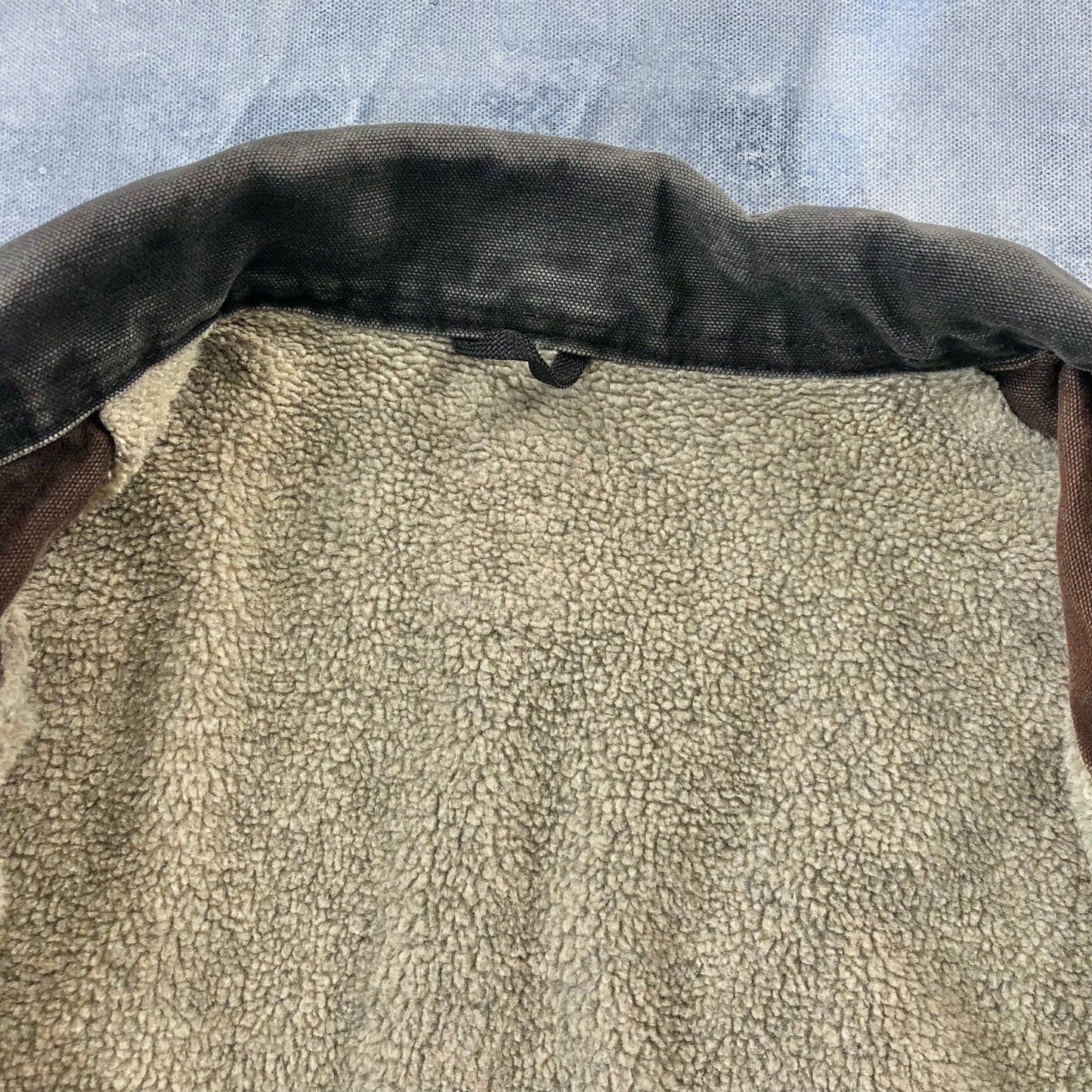 Vintage Carhartt C61 Sherpa Lined Workwear Zip Jacket XL