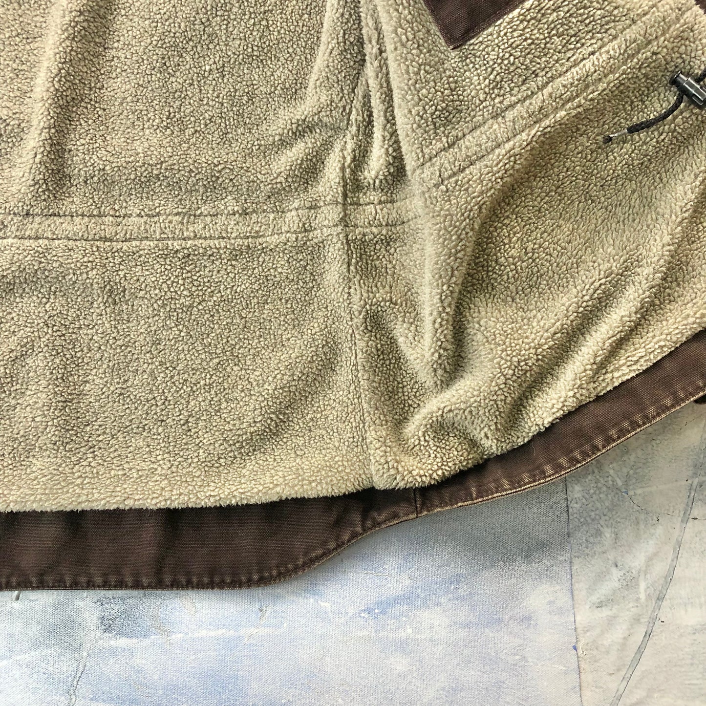 Vintage Carhartt C61 Sherpa Lined Workwear Zip Jacket XL