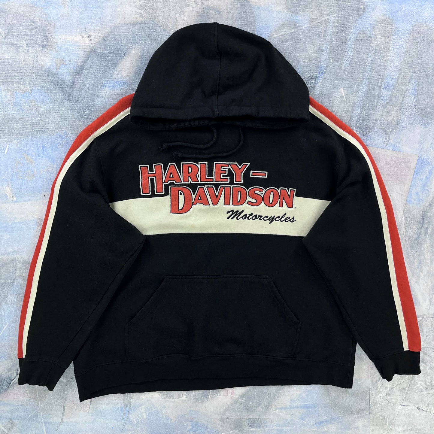 Harley Davidson Motorcycles Embroided Hoodie Sweatshirt XXL
