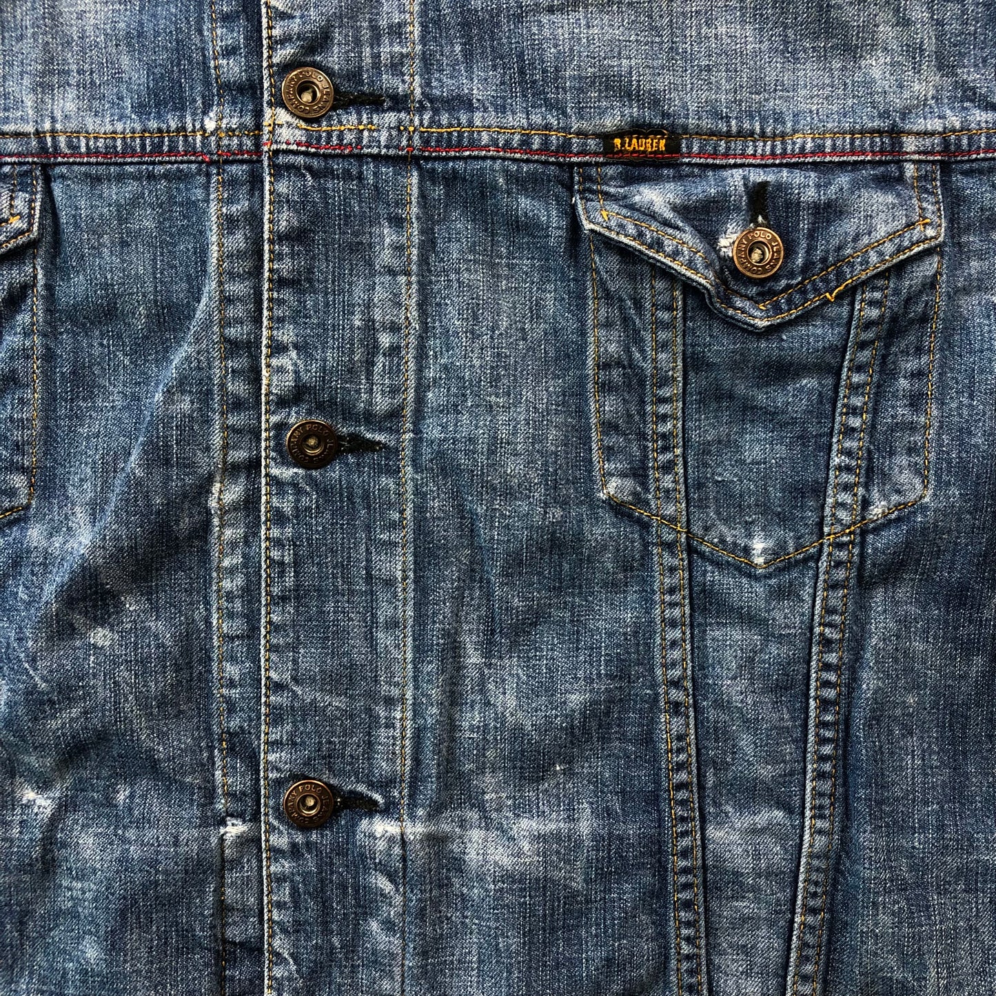 Polo Jeans Company Ralph Lauren Retro Denim Button Jacket XL