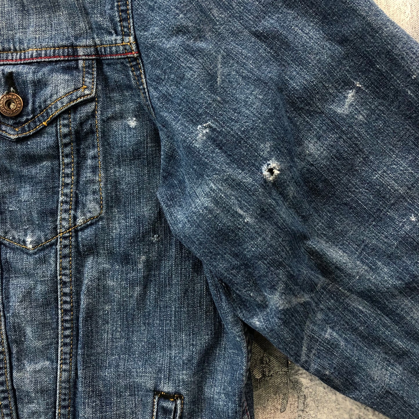 Polo Jeans Company Ralph Lauren Retro Denim Button Jacket XL