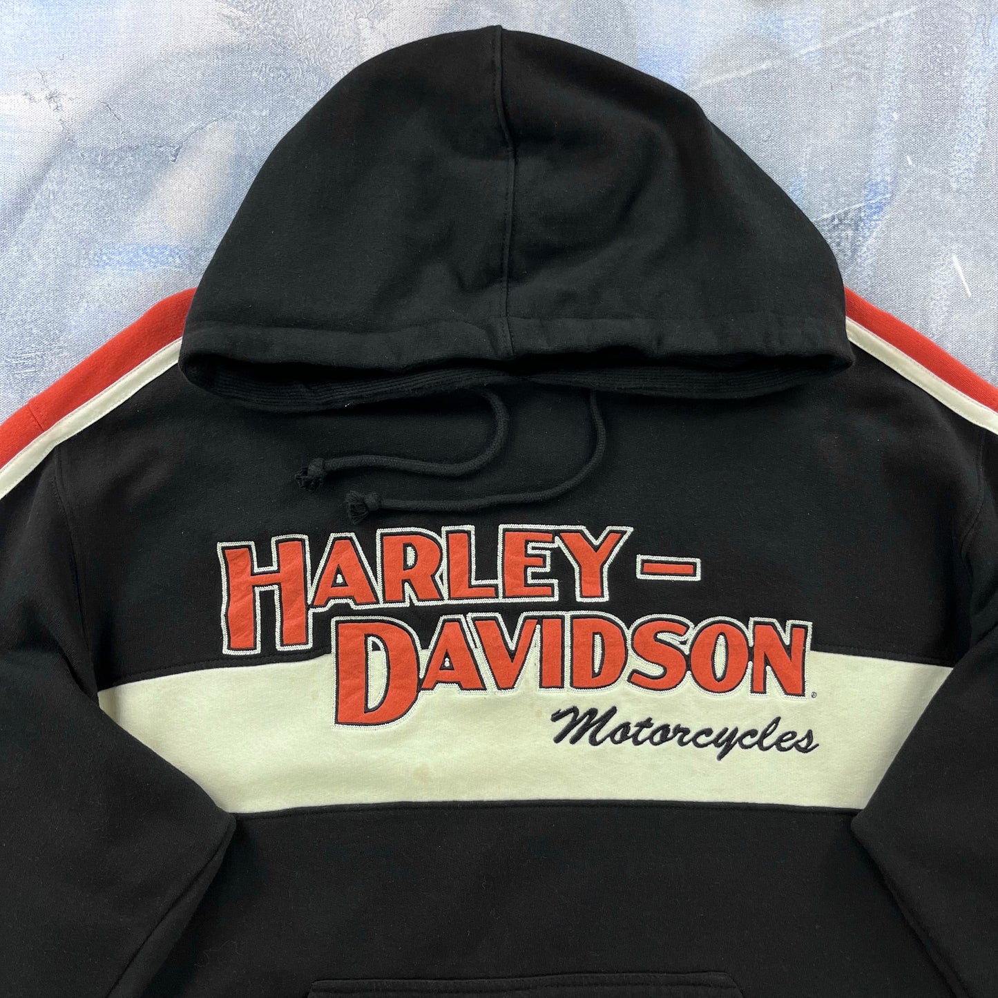 Harley Davidson Motorcycles Embroided Hoodie Sweatshirt XXL