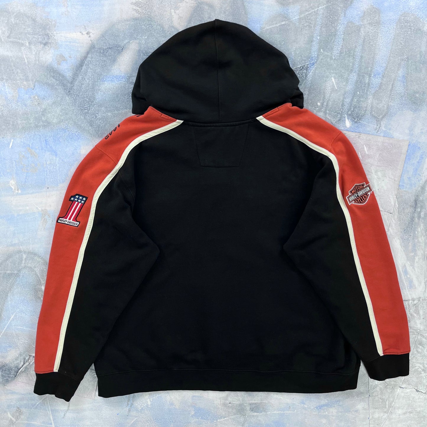 Harley Davidson Motorcycles Embroided Hoodie Sweatshirt XXL