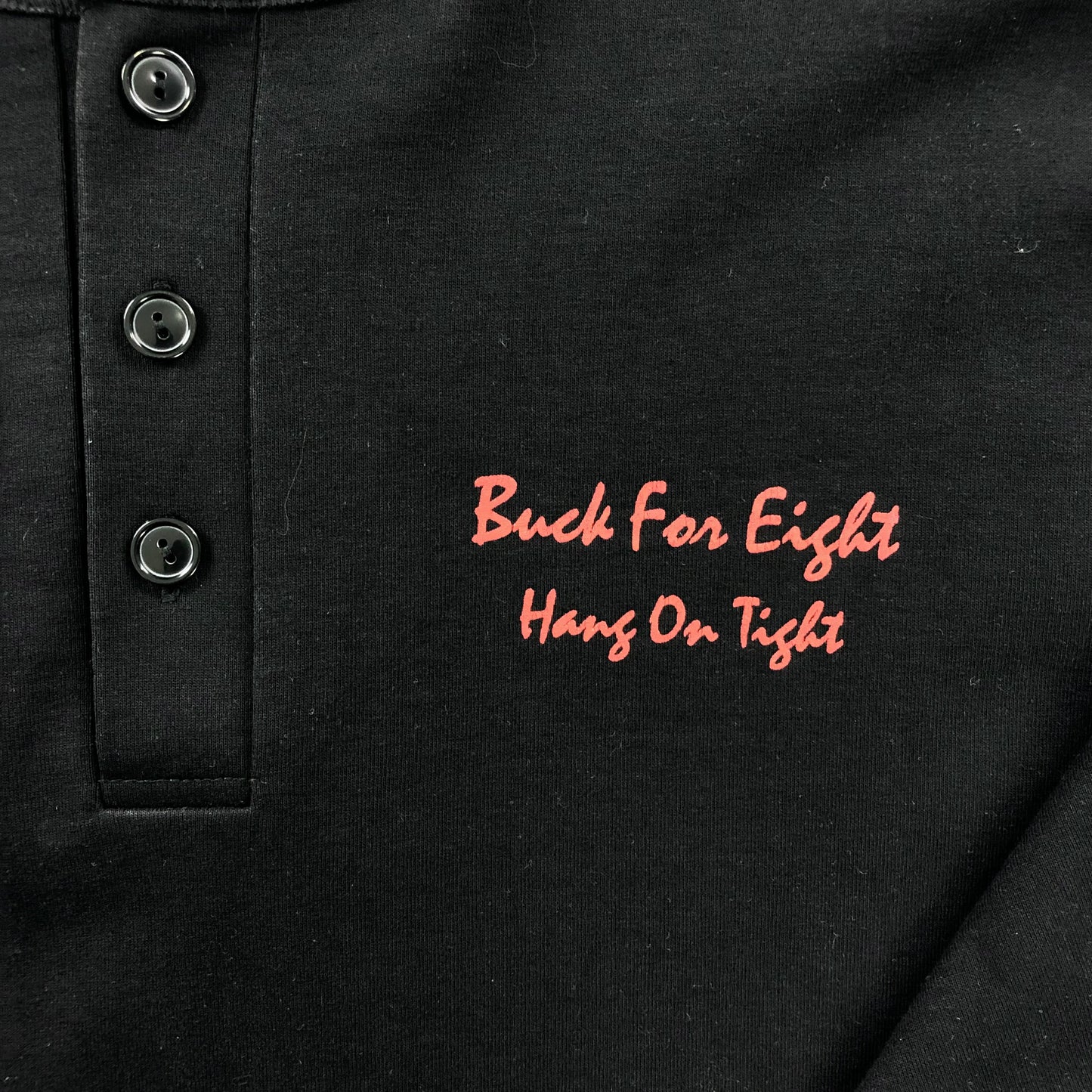 Vintage 90s Buck For Eight Hang On Tight Bull Rider Heavyweight Long Sleeve Shirt XL