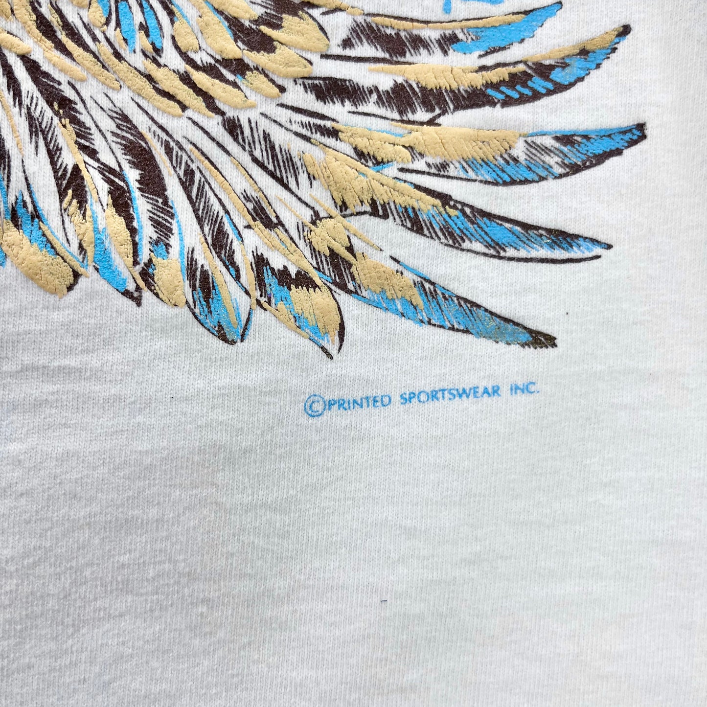 Vintage Flying Eagle Port Alberni British Columbia Single Stitch T Shirt L