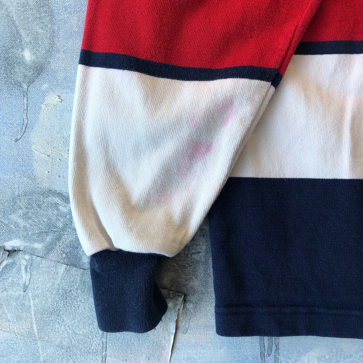 Vintage 90s NHL Montreal Canadians Barbarian Rugby Wear Long Sleeve Polo XXL