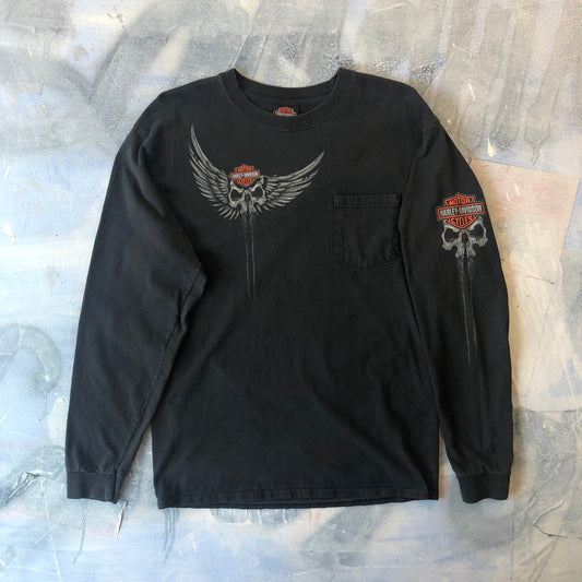 Harley Davidson Motorcycles Barnes Langley BC Canada T Shirt L