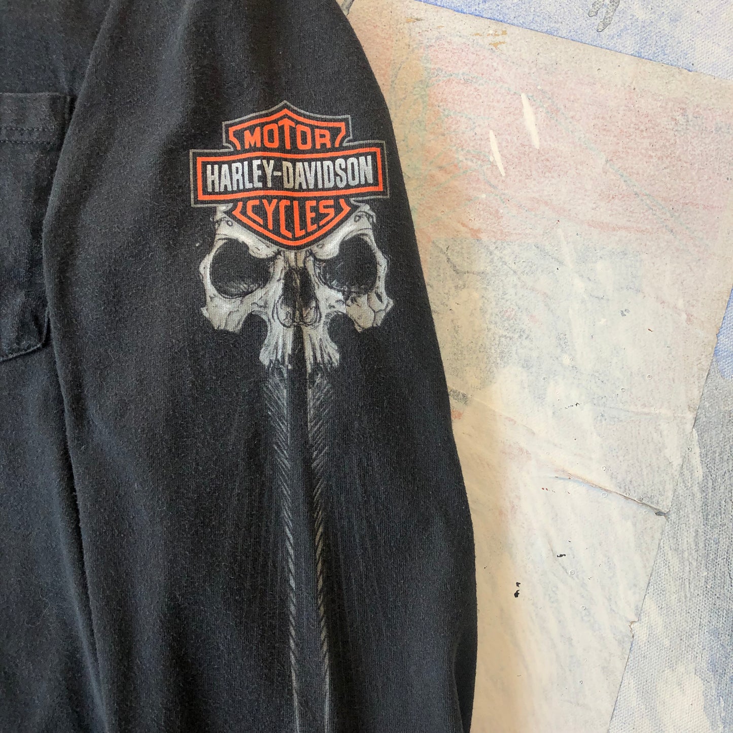 Harley Davidson Motorcycles Barnes Langley BC Canada T Shirt L