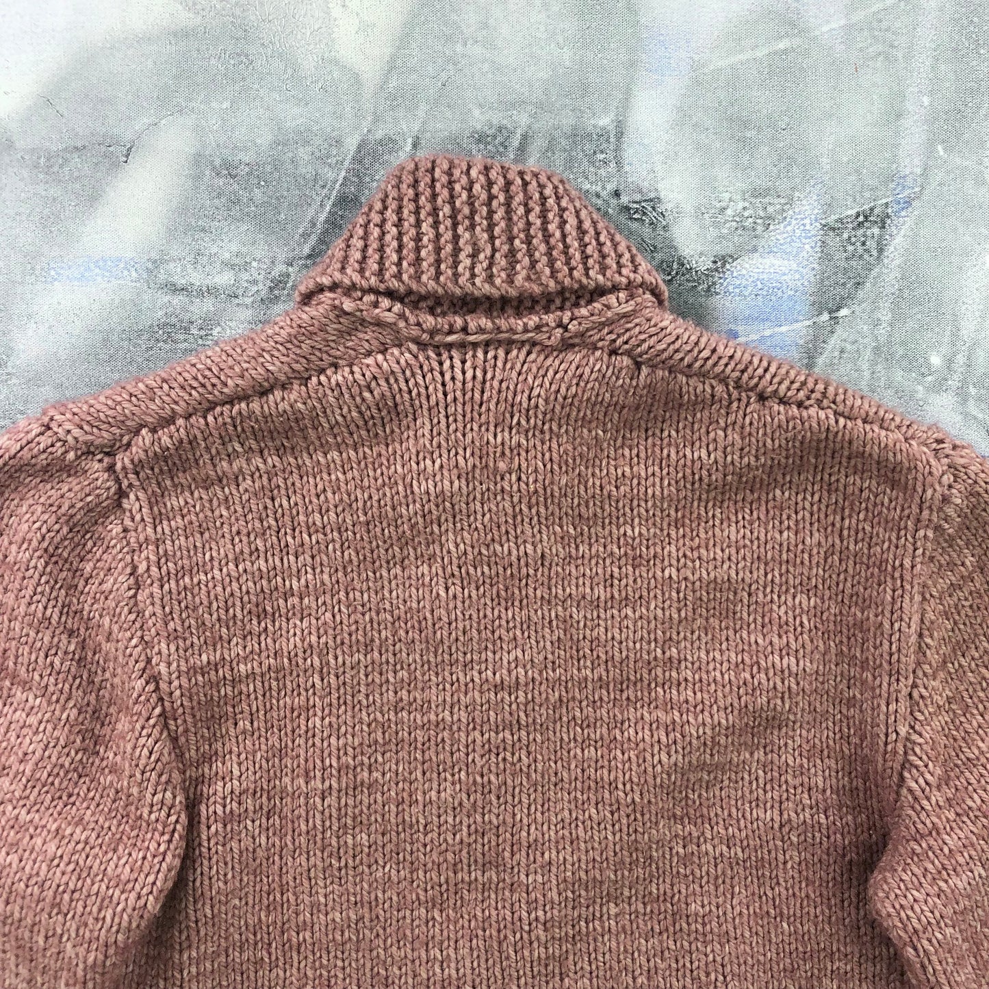Vintage Wool Cardigan Zip Sweater L