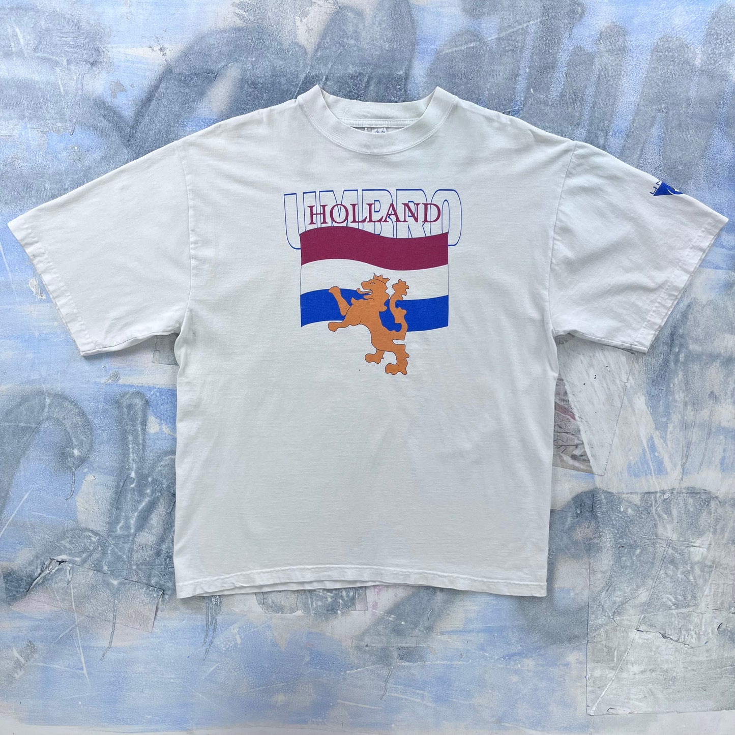 Vintage 90s Umbro Holland Futbol Team T Shirt XL