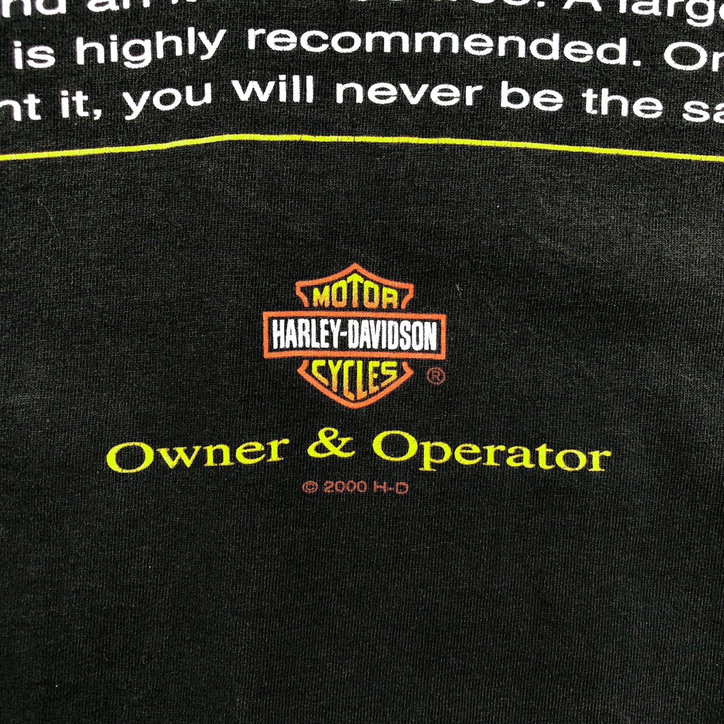 Vintage 90s Harley Davidson Motorcycles Owner & Operator Chief Medicine Hat Alberta Single Stitch Tank Top L