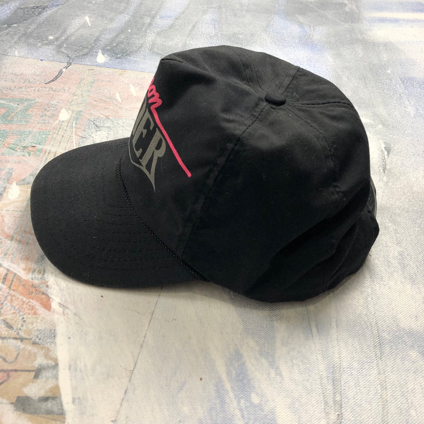 Vintage 90s Neon Rider TV Series Snapback Hat