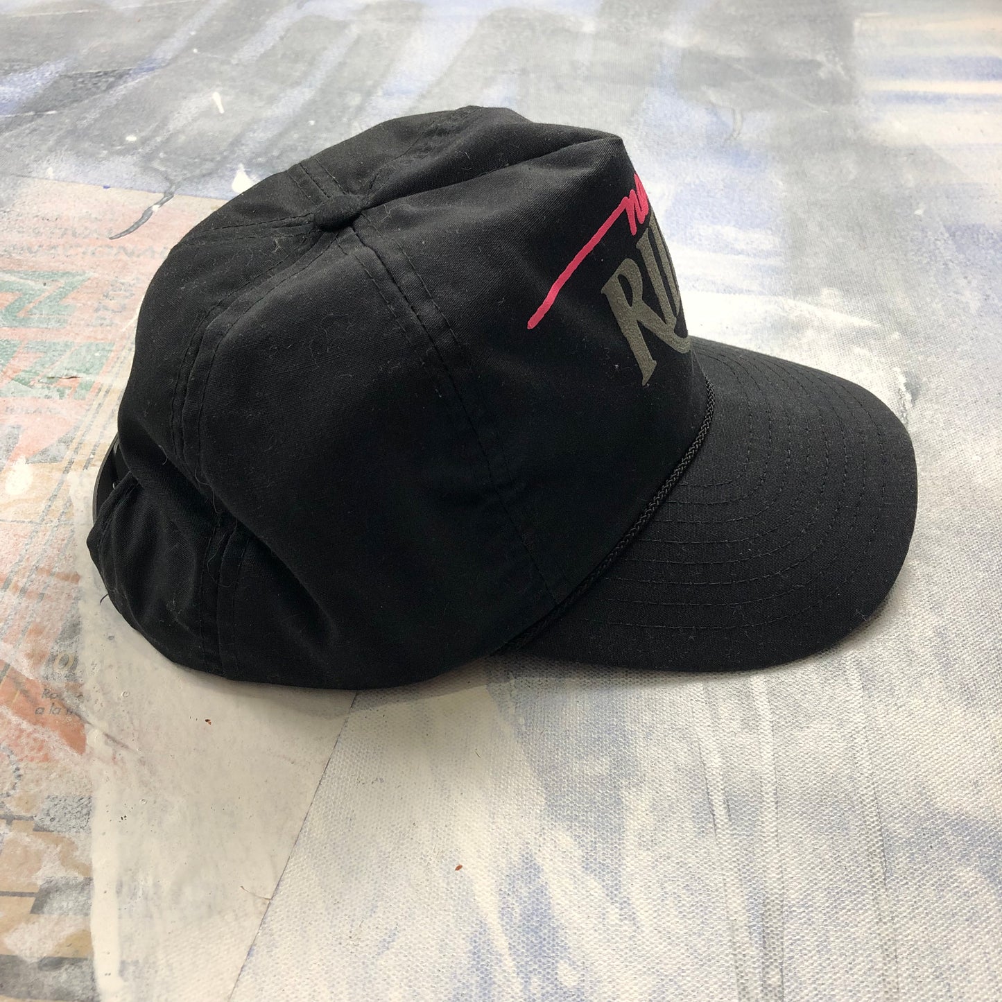 Vintage 90s Neon Rider TV Series Snapback Hat