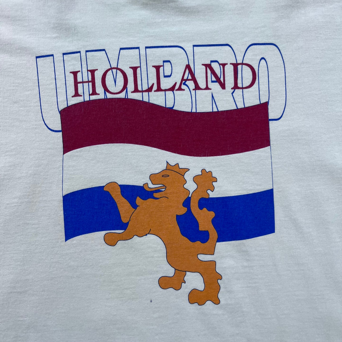 Vintage 90s Umbro Holland Futbol Team T Shirt XL