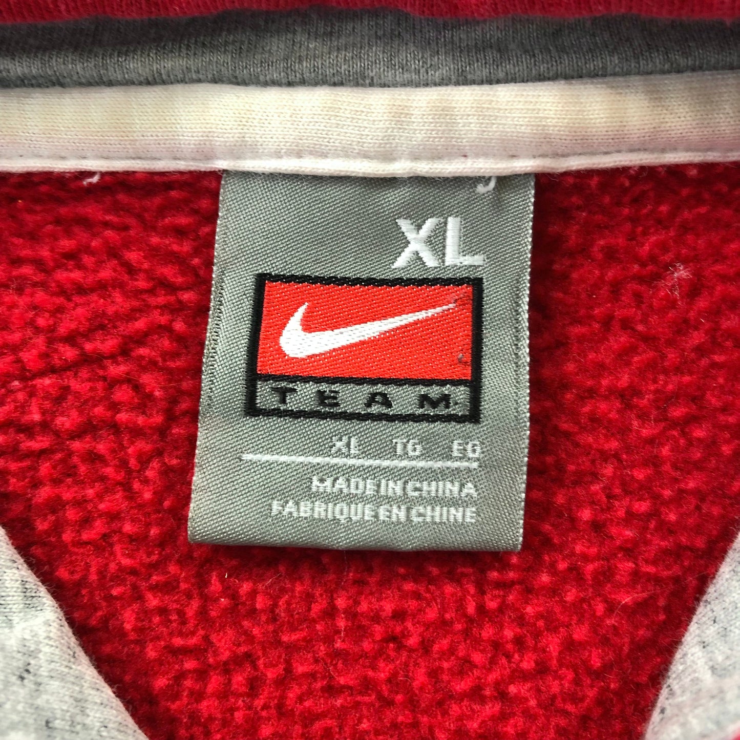 Vintage Team Canada Hockey Nike Team Embroided Pullover Hoodie Sweatshirt XL