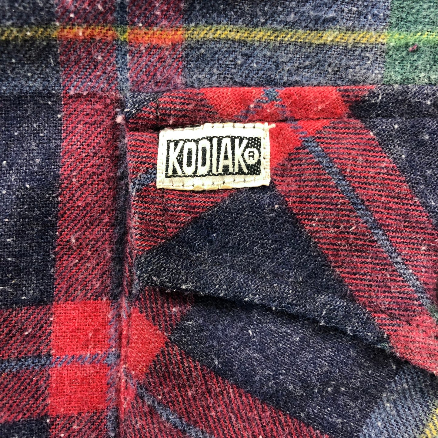 Kodiak Distressed Quilted Lined Button Flannel XXL