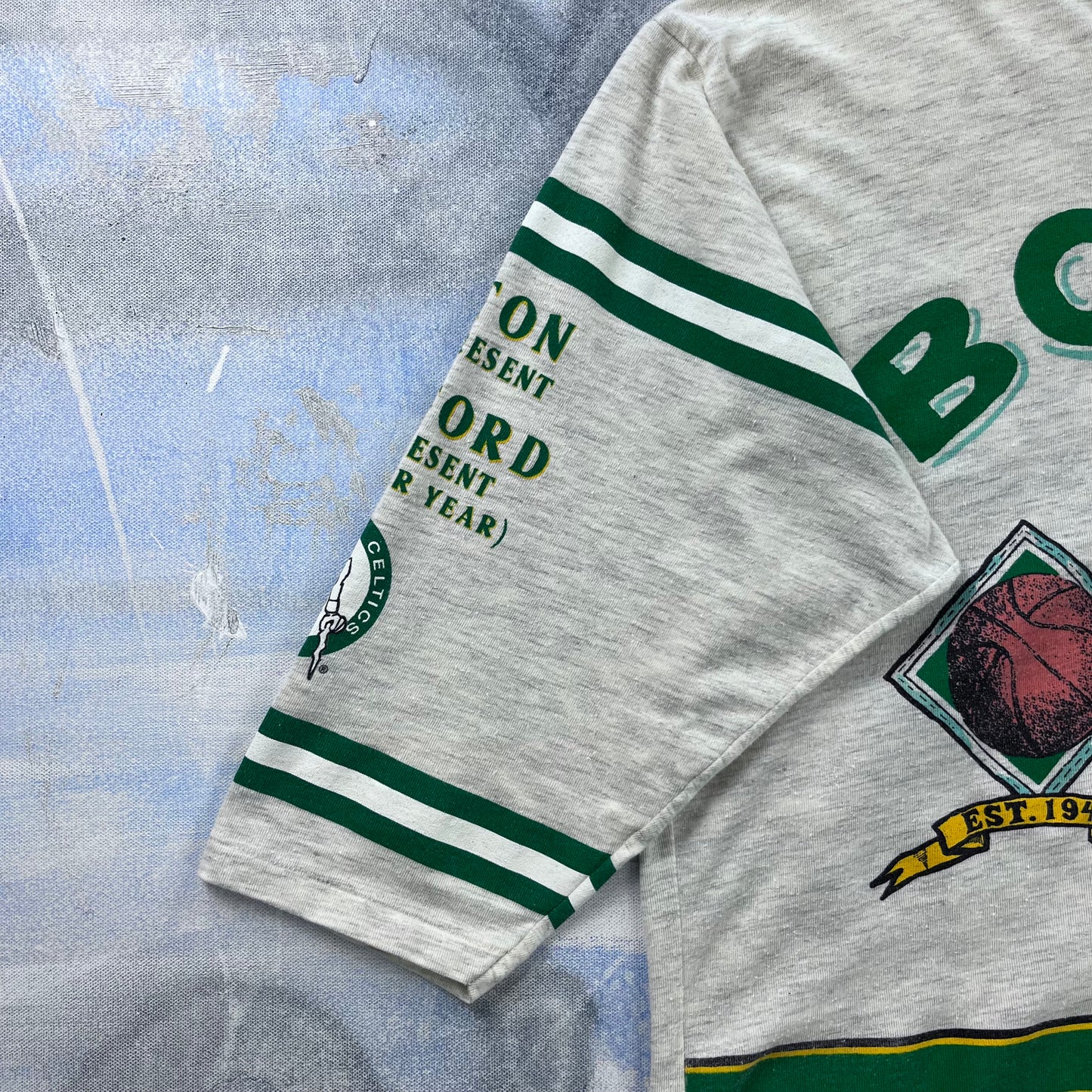 Vintage 90s USA NBA Boston Celtics Champions AOP T Shirt  XL