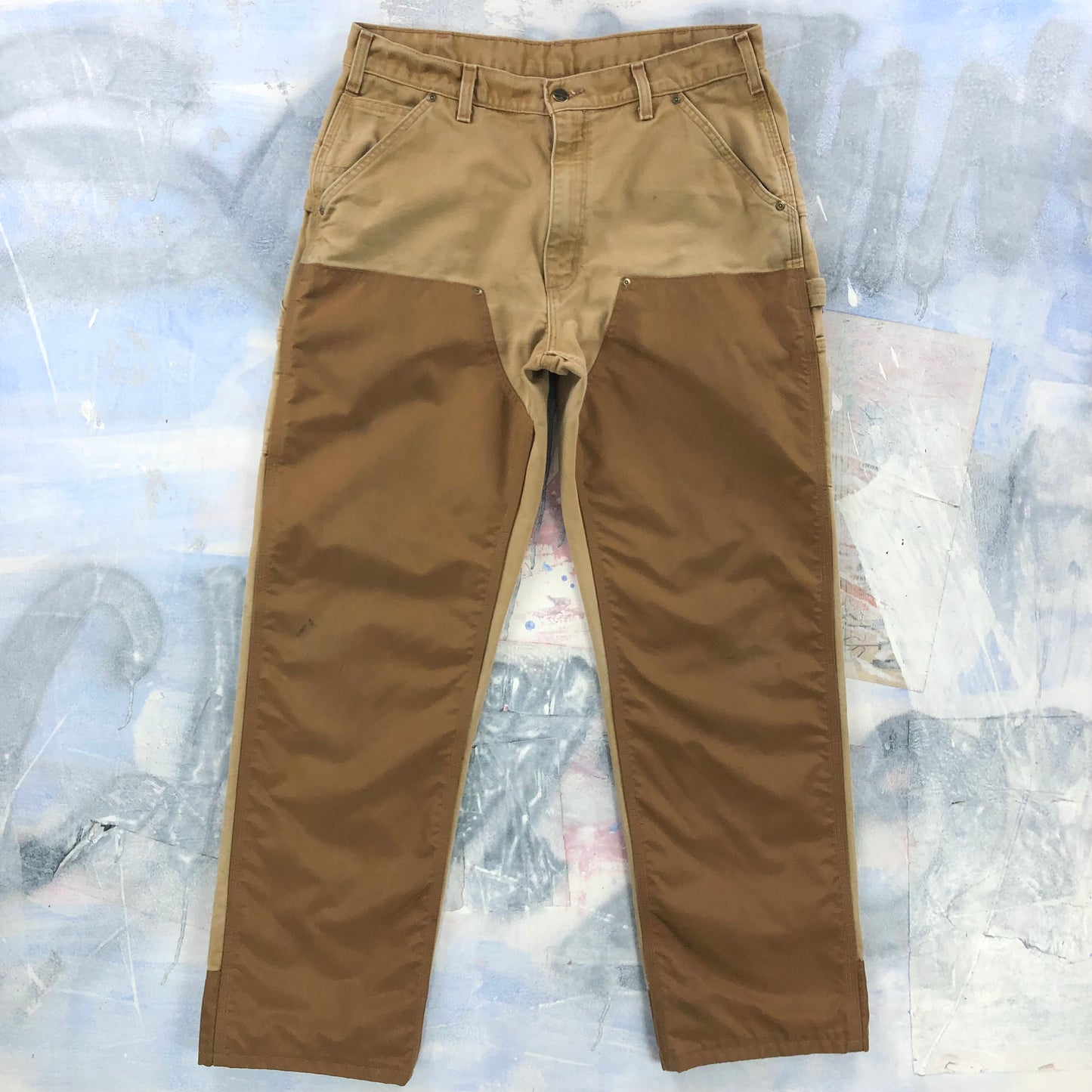 Vintage Carhartt B292 Double Knee Carpenter Workwear Jean W34