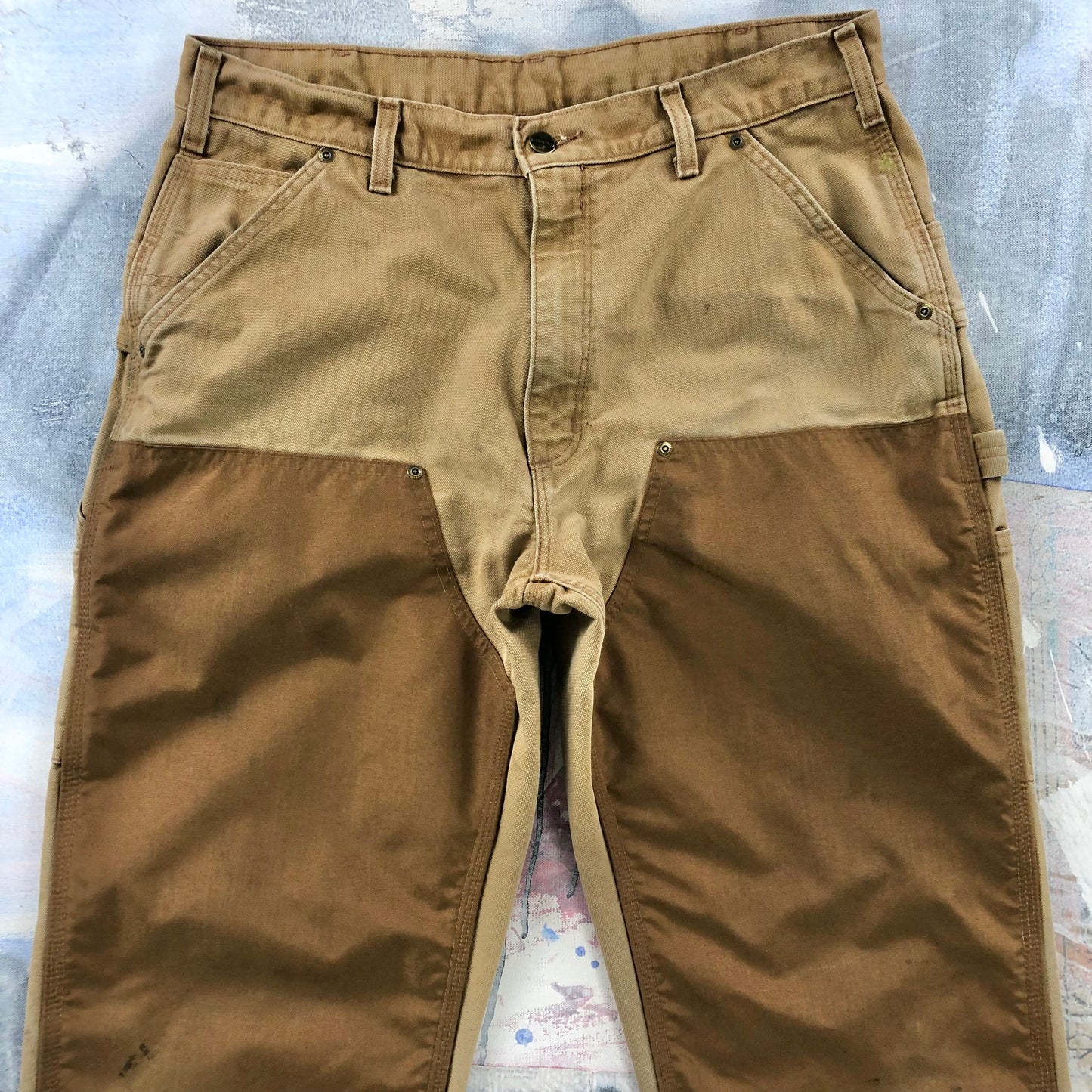 Vintage Carhartt B292 Double Knee Carpenter Workwear Jean W34