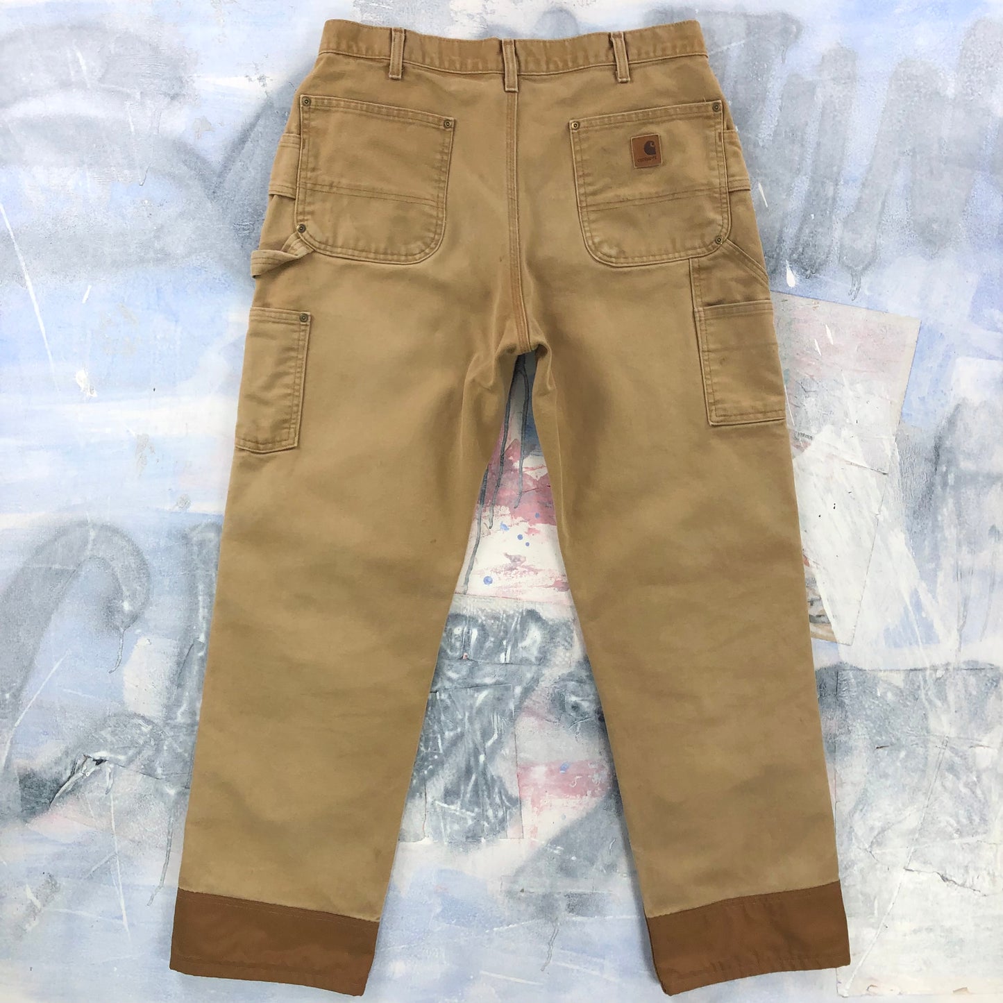 Vintage Carhartt B292 Double Knee Carpenter Workwear Jean W34