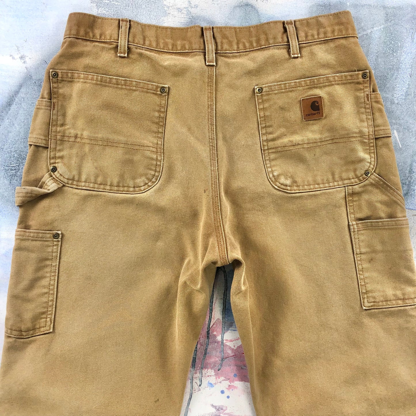 Vintage Carhartt B292 Double Knee Carpenter Workwear Jean W34